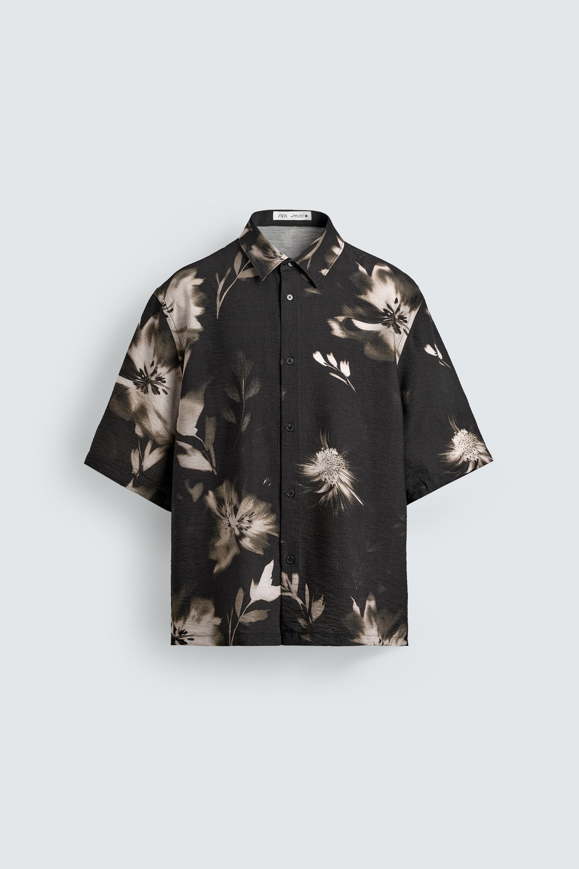 FLUID FLORAL PRINT SHIRT by ZARA