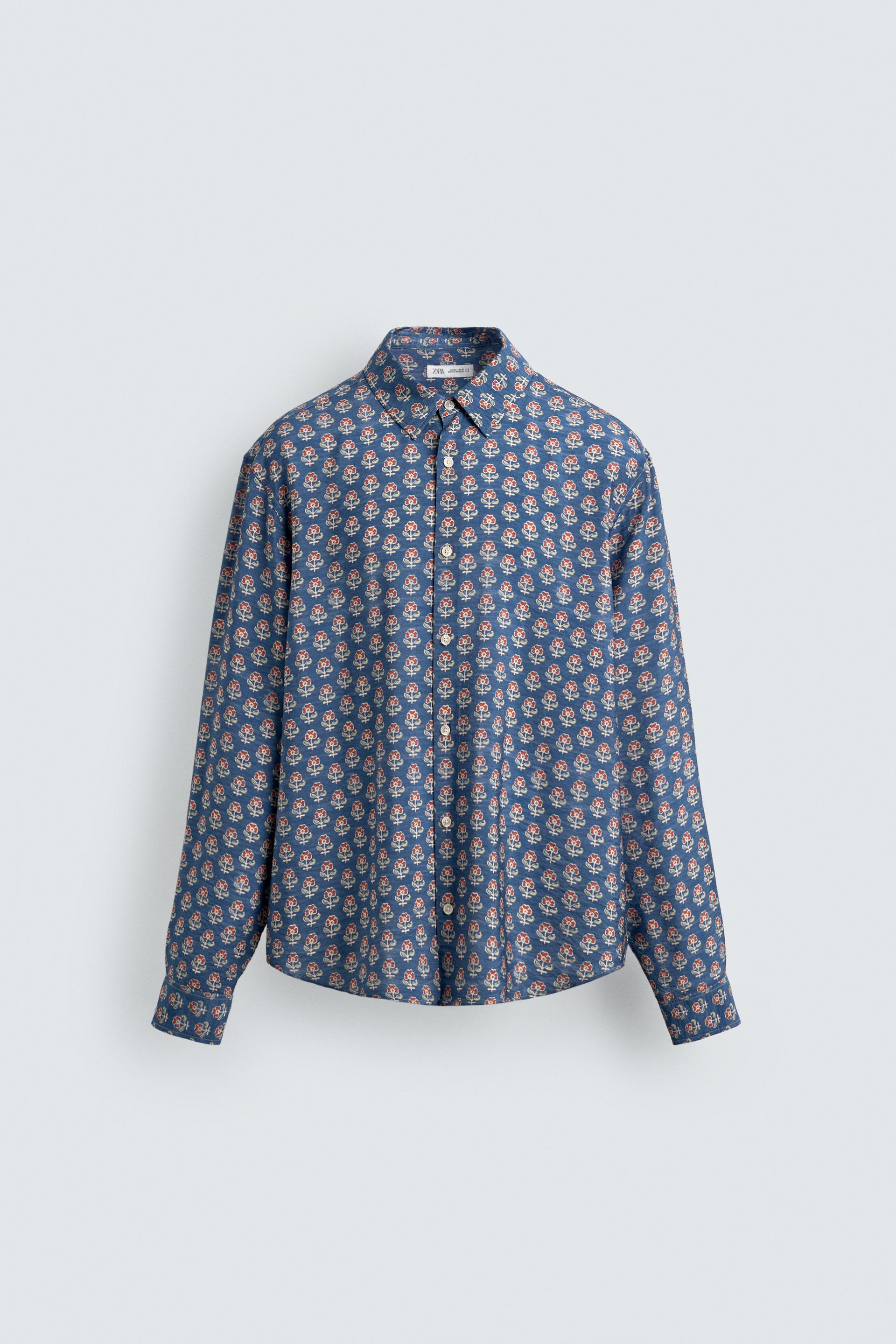 FLUID FLORAL PRINT SHIRT by ZARA