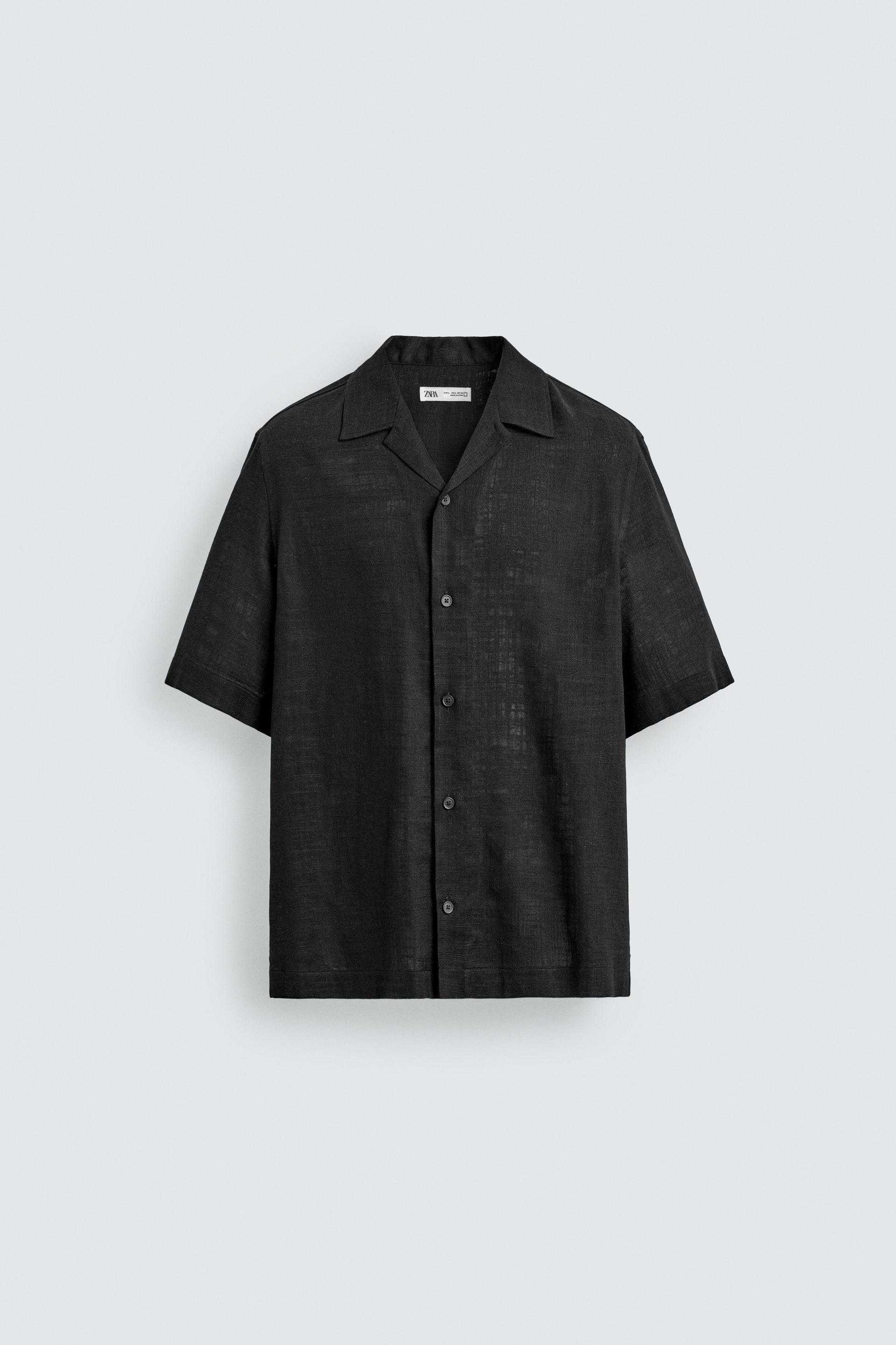 FLUID TEXTURED SHIRT by ZARA