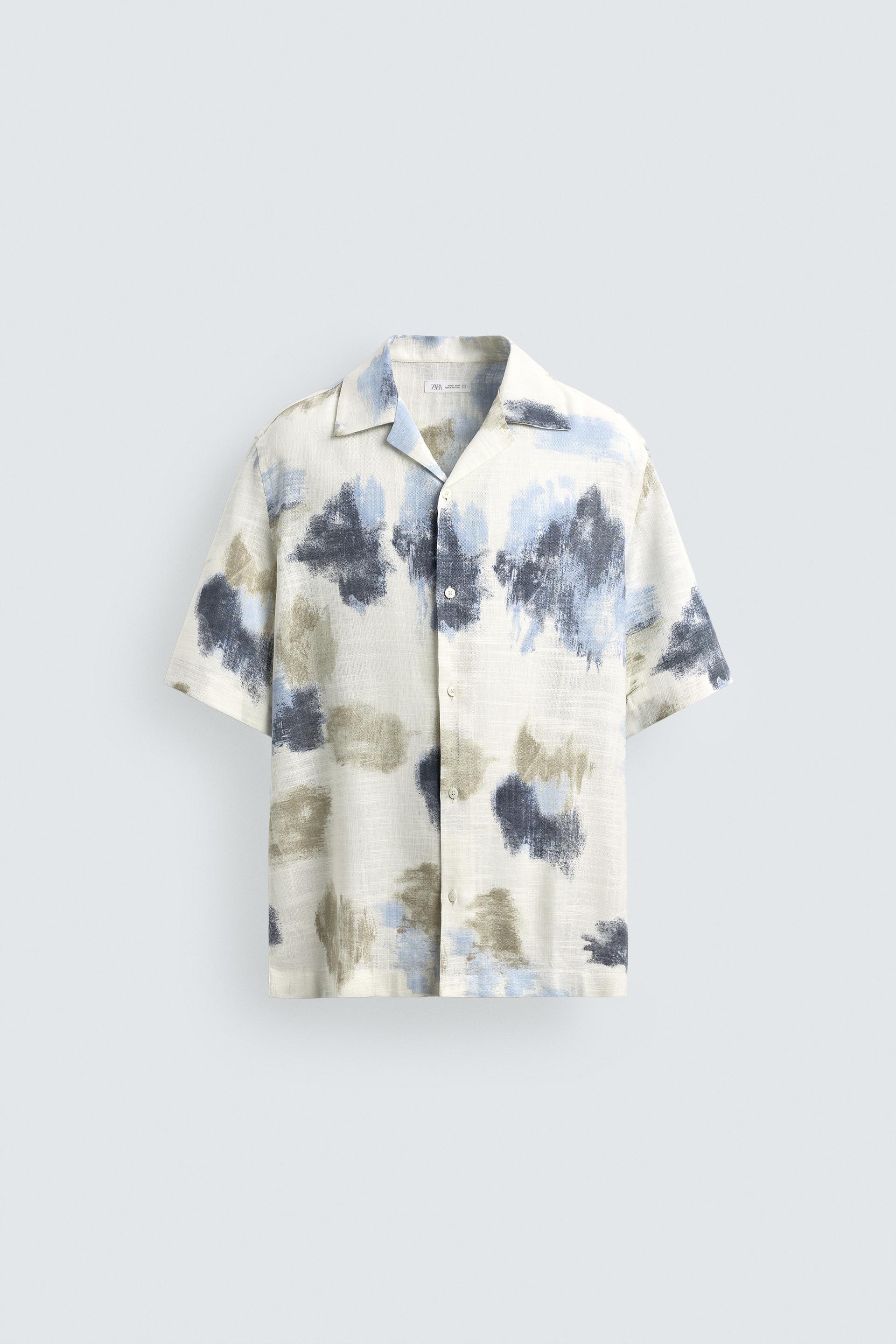FLUID TEXTURED SHIRT by ZARA