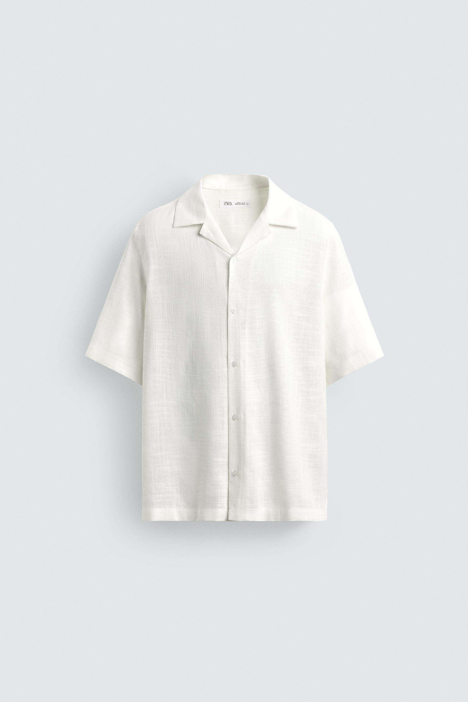 FLUID TEXTURED SHIRT by ZARA