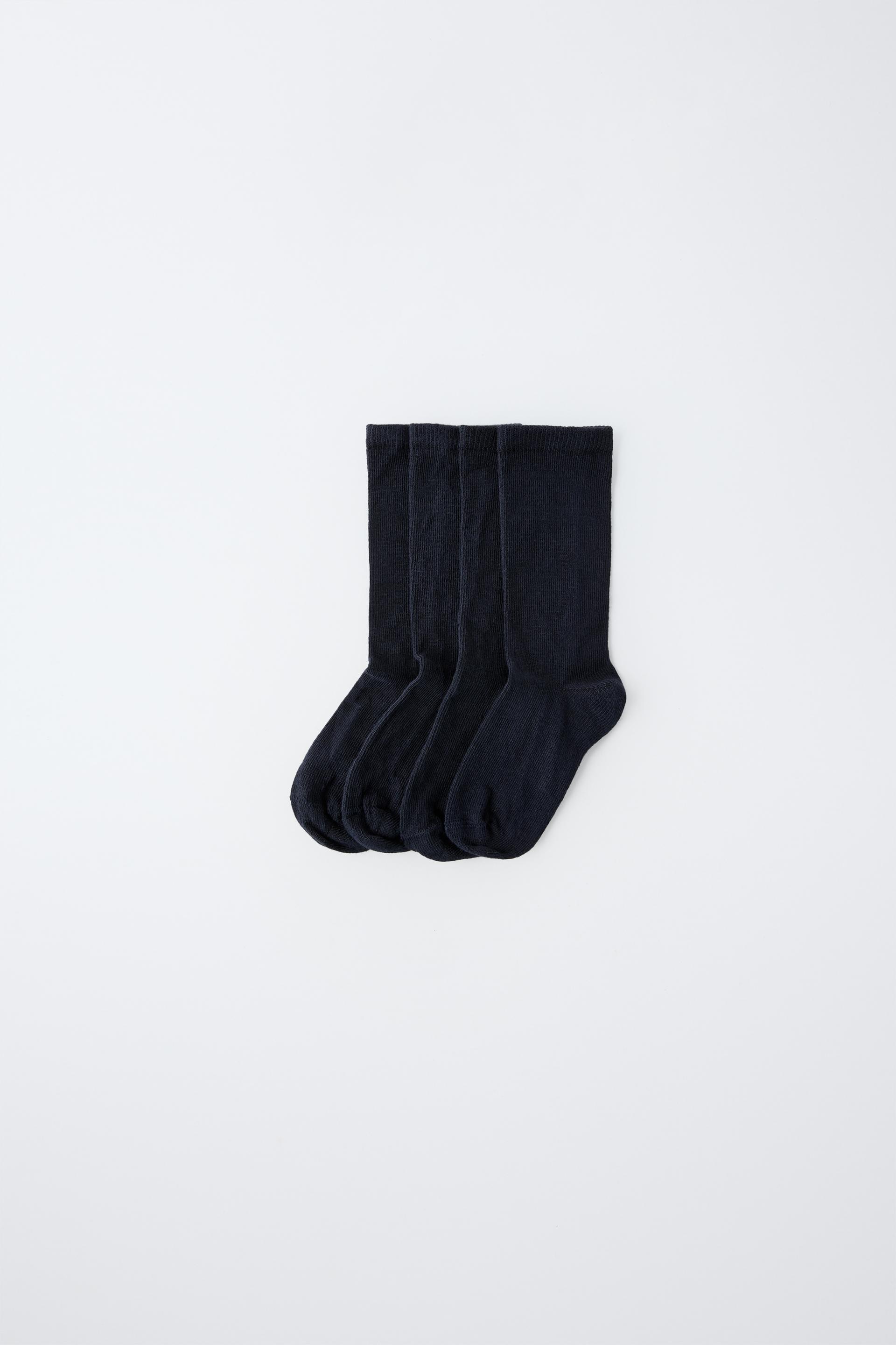 FOUR-PACK OF LONG SOCKS by ZARA