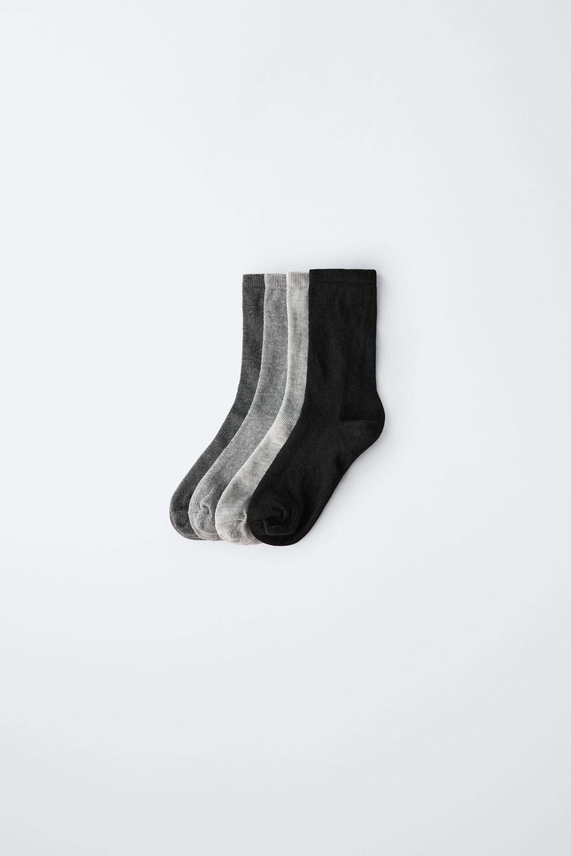 FOUR-PACK OF LONG SOCKS by ZARA