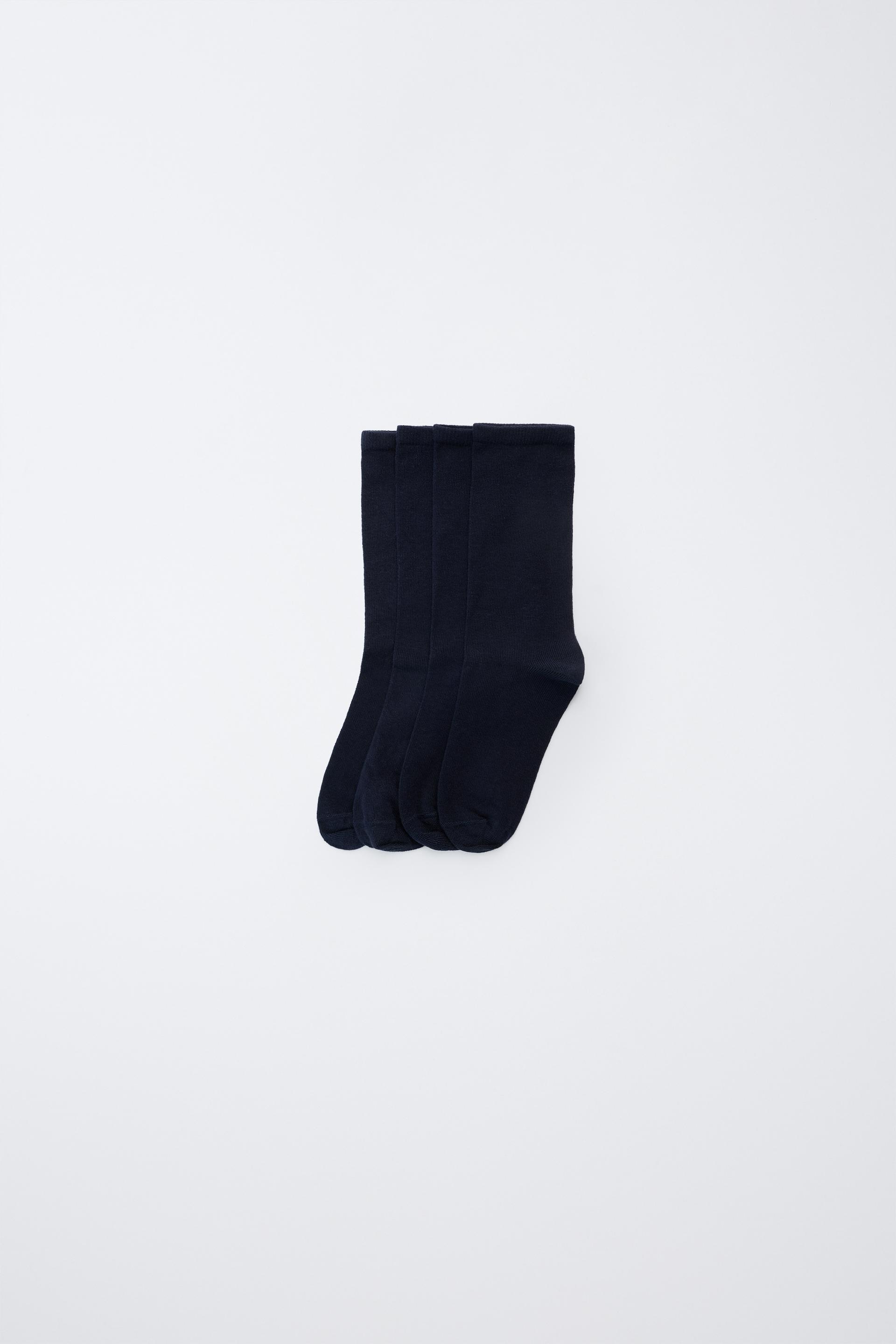 FOUR-PACK OF LONG SOCKS by ZARA