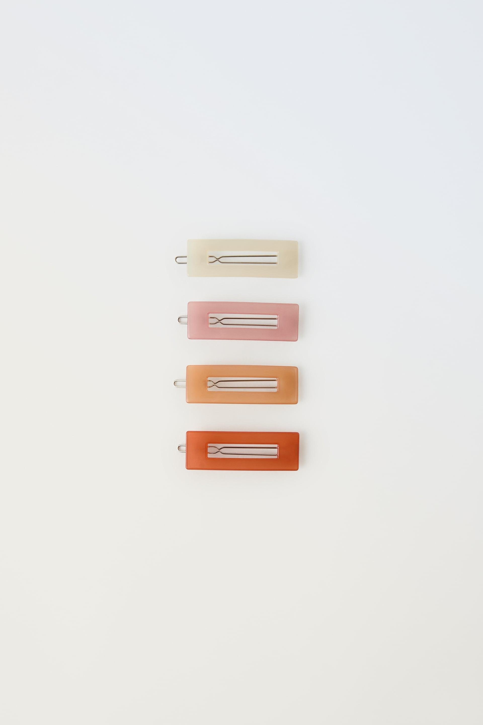 FOUR-PACK OF RECTANGULAR CLIPS by ZARA