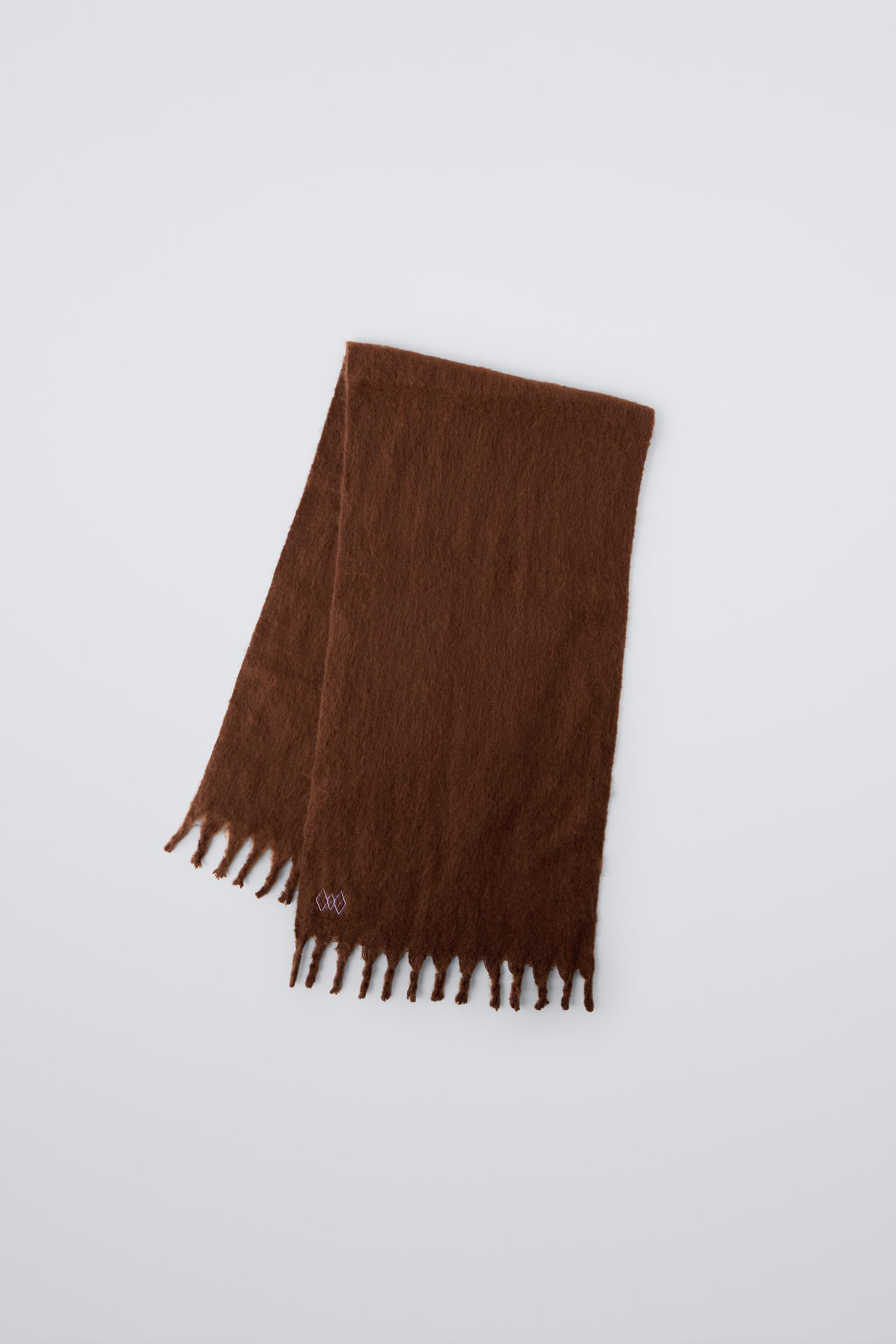 FRINGED LARGE SCARF by ZARA