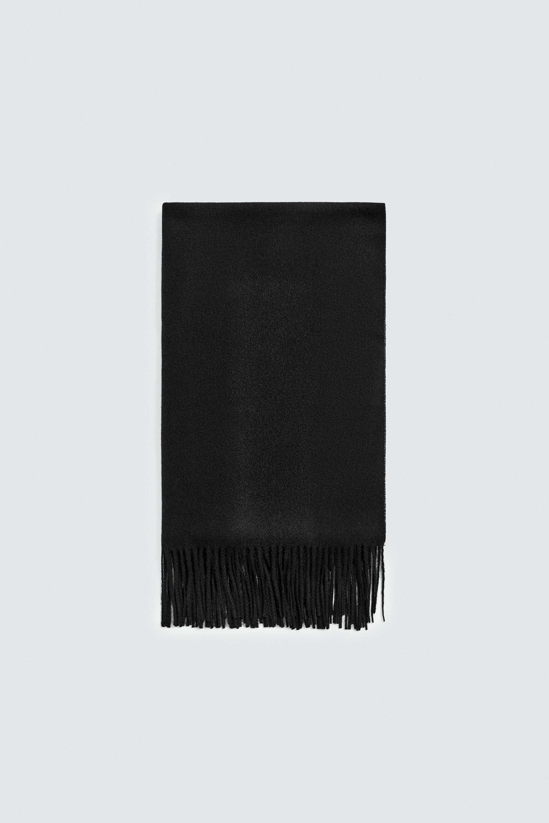 FRINGED SCARF by ZARA