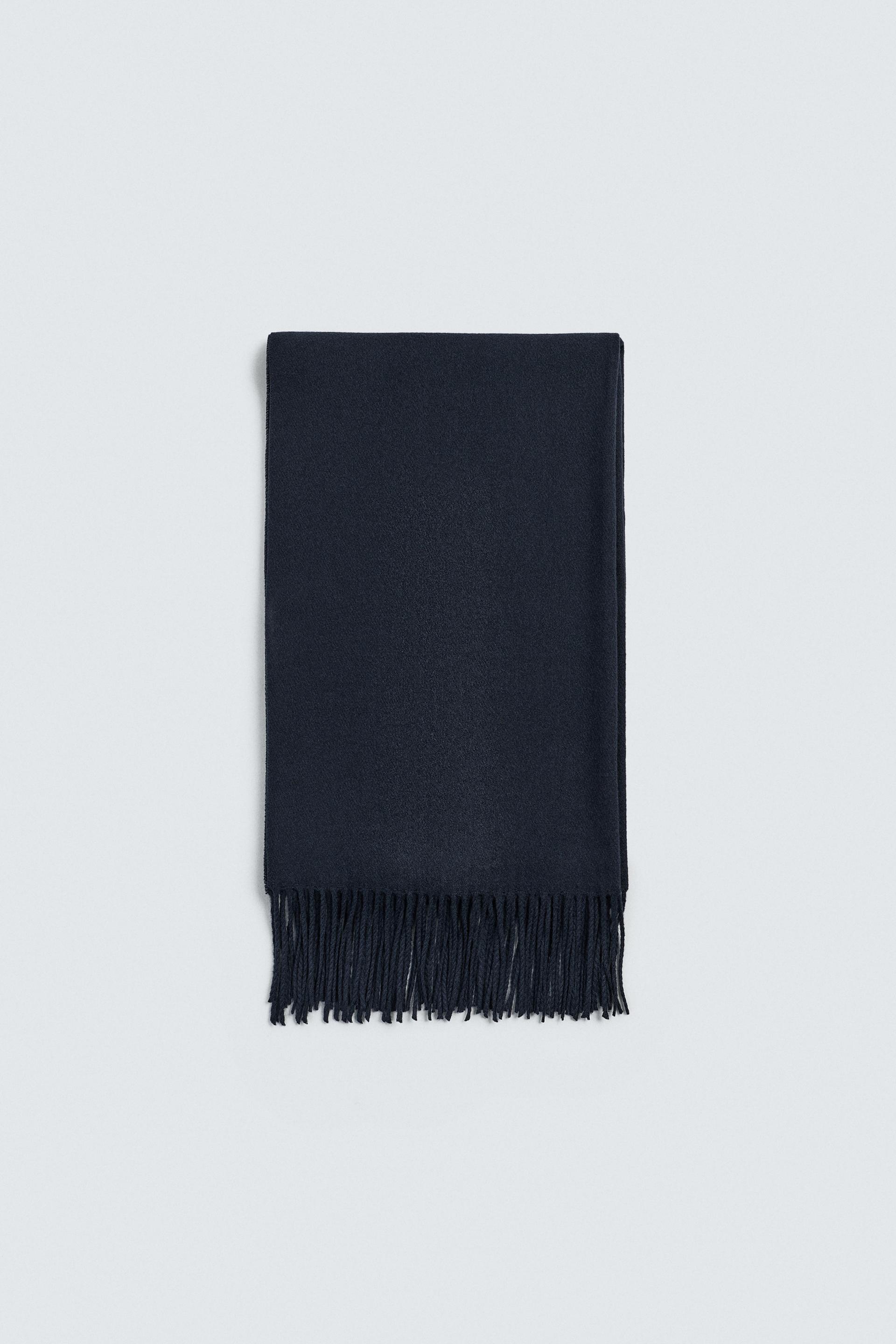 FRINGED SCARF by ZARA