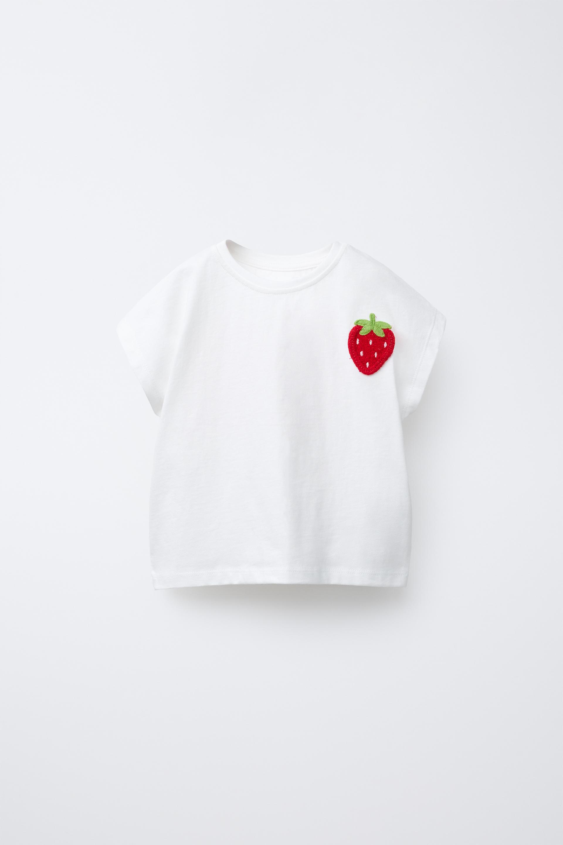 FRUIT EMBROIDERED PATCHES T-SHIRT by ZARA