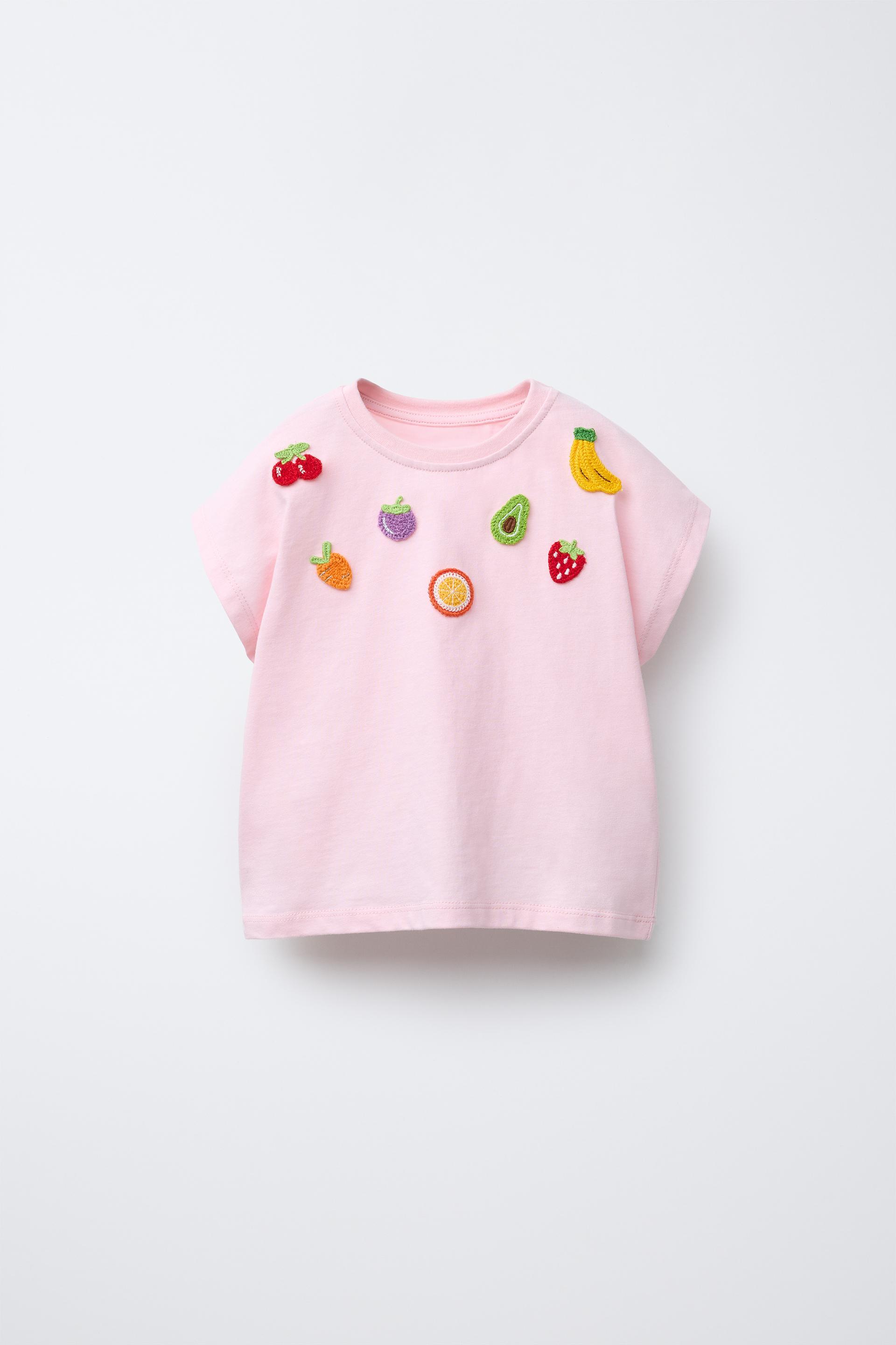FRUIT EMBROIDERED PATCHES T-SHIRT by ZARA