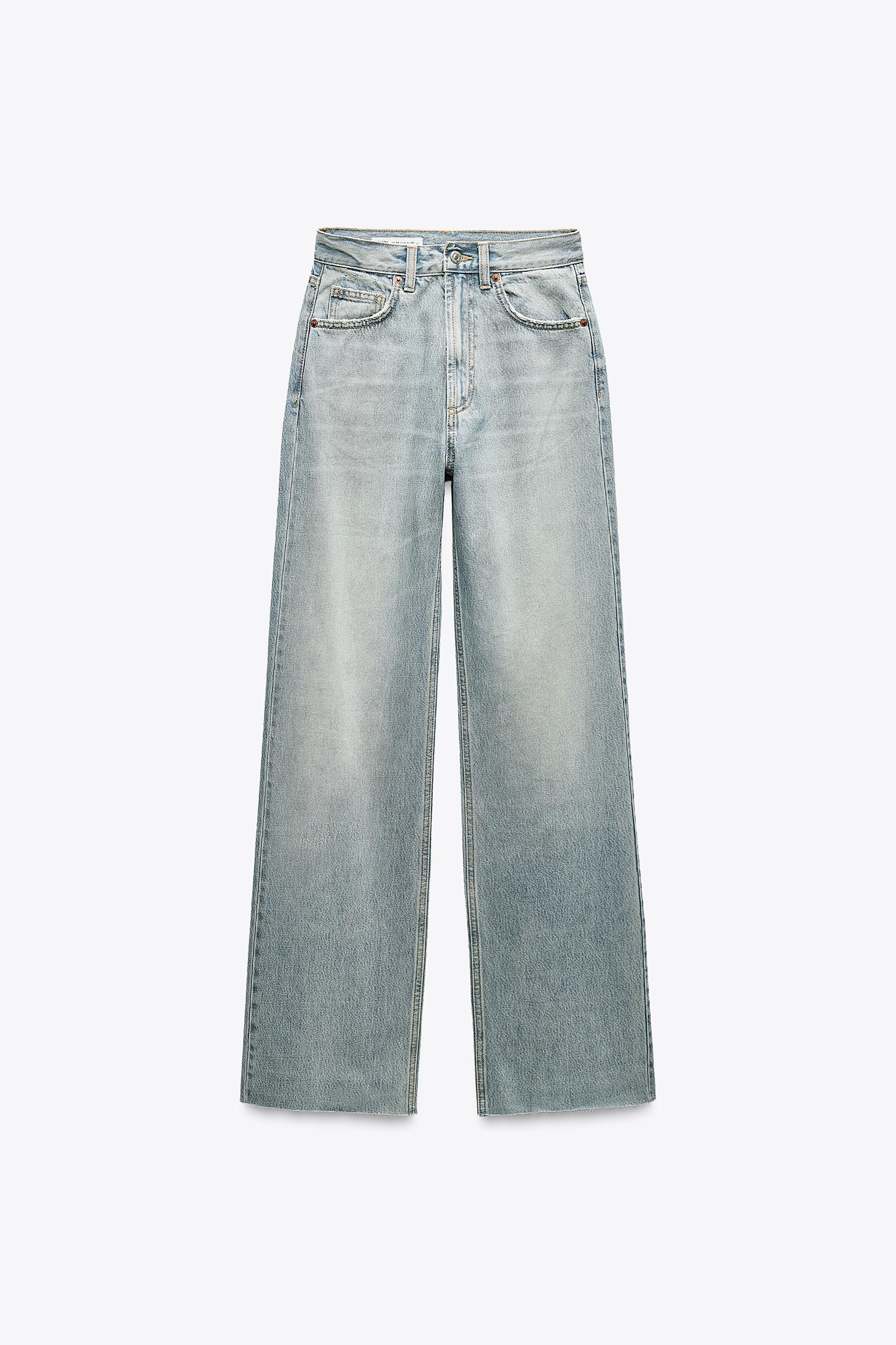 FULL LENGTH TRF HIGH RISE WIDE LEG JEANS by ZARA