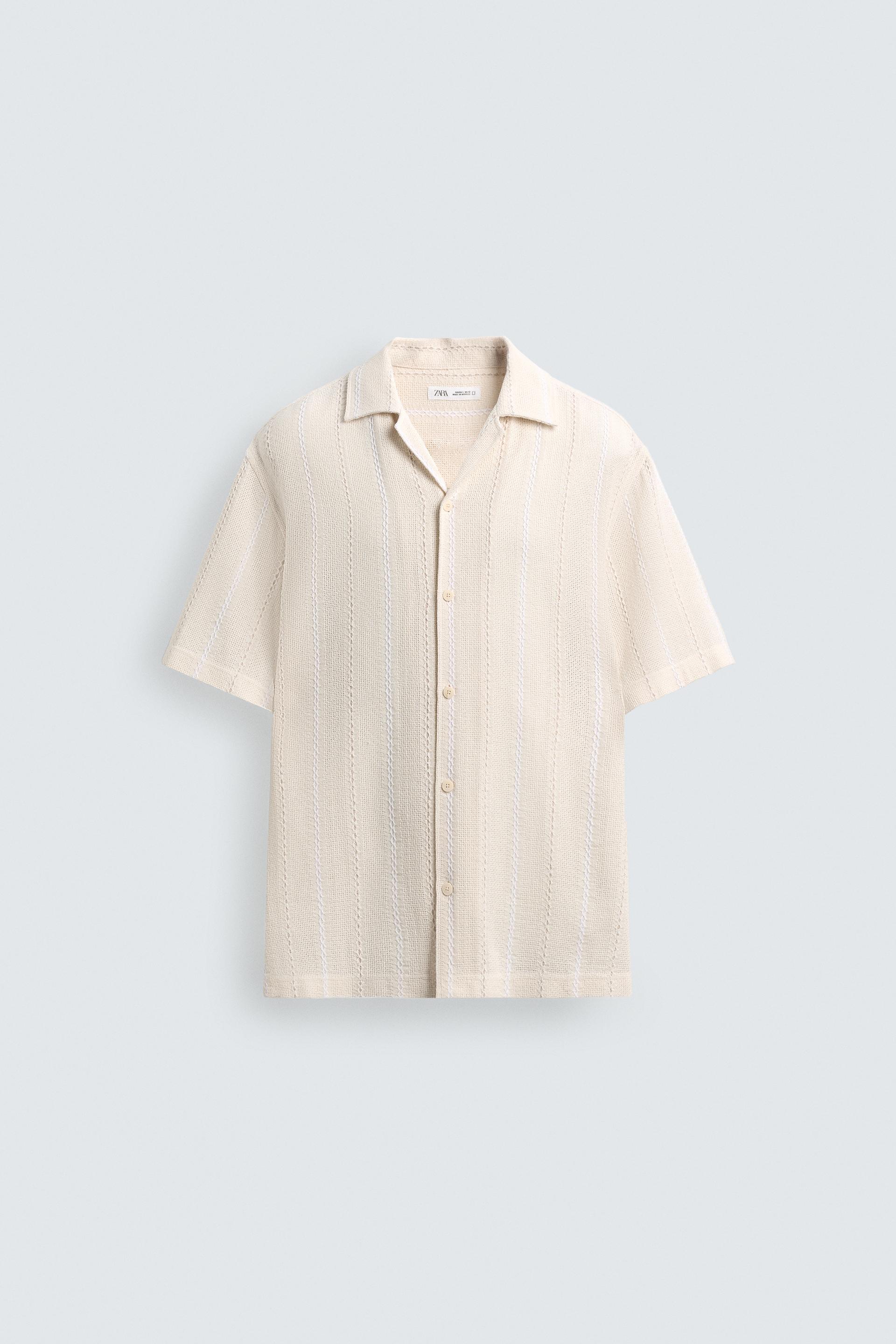GEOMETRIC JACQUARD SHIRT by ZARA