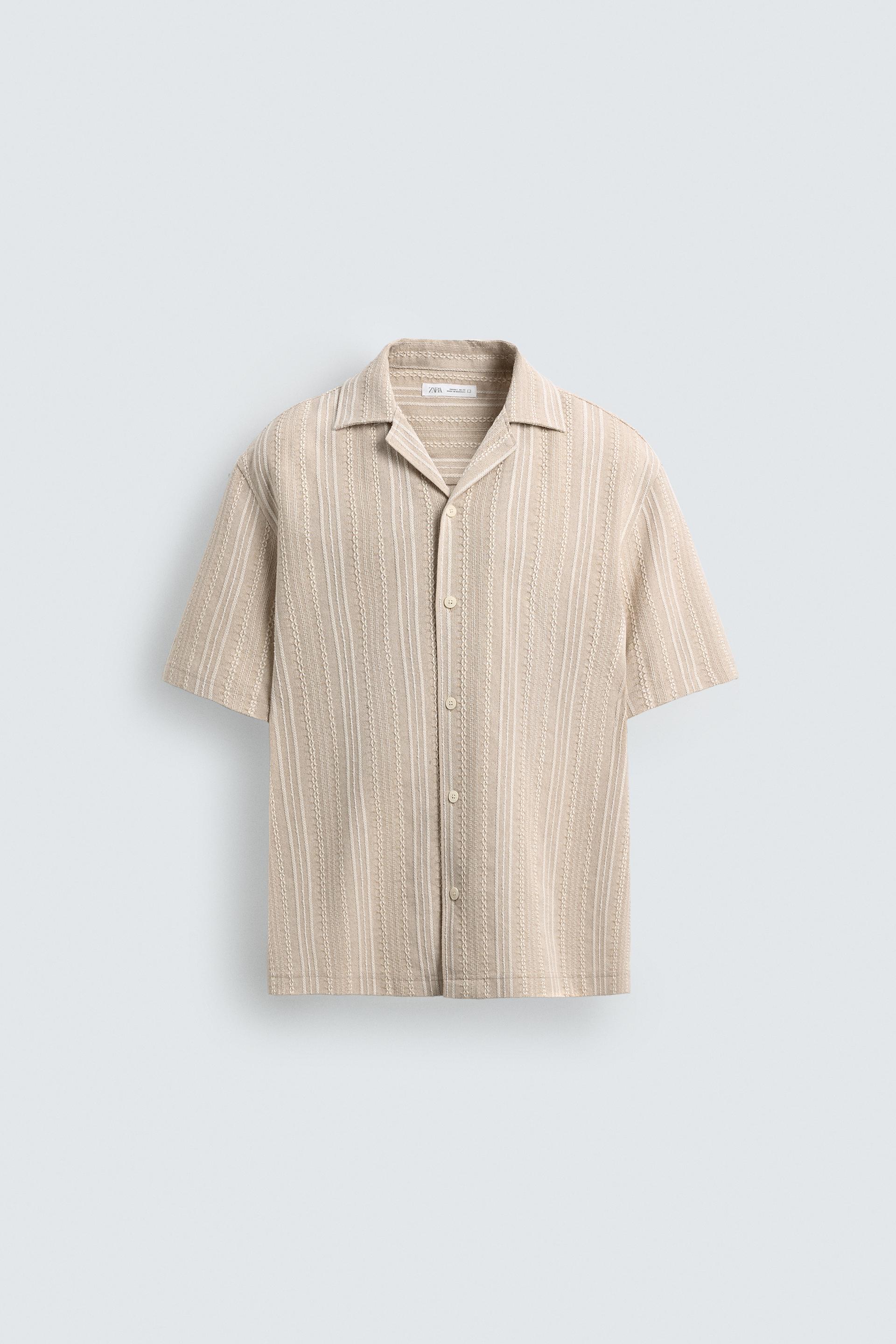GEOMETRIC JACQUARD SHIRT by ZARA