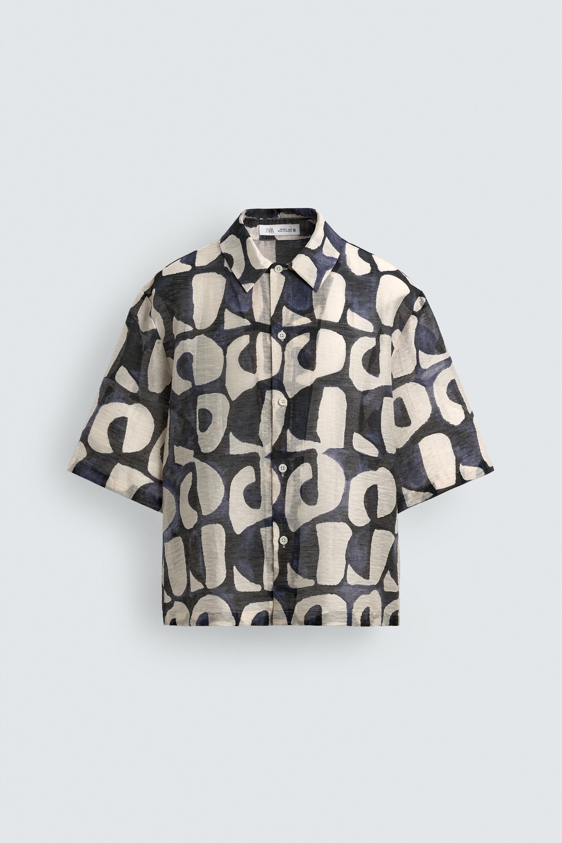 GEOMETRIC PRINT SHIRT by ZARA