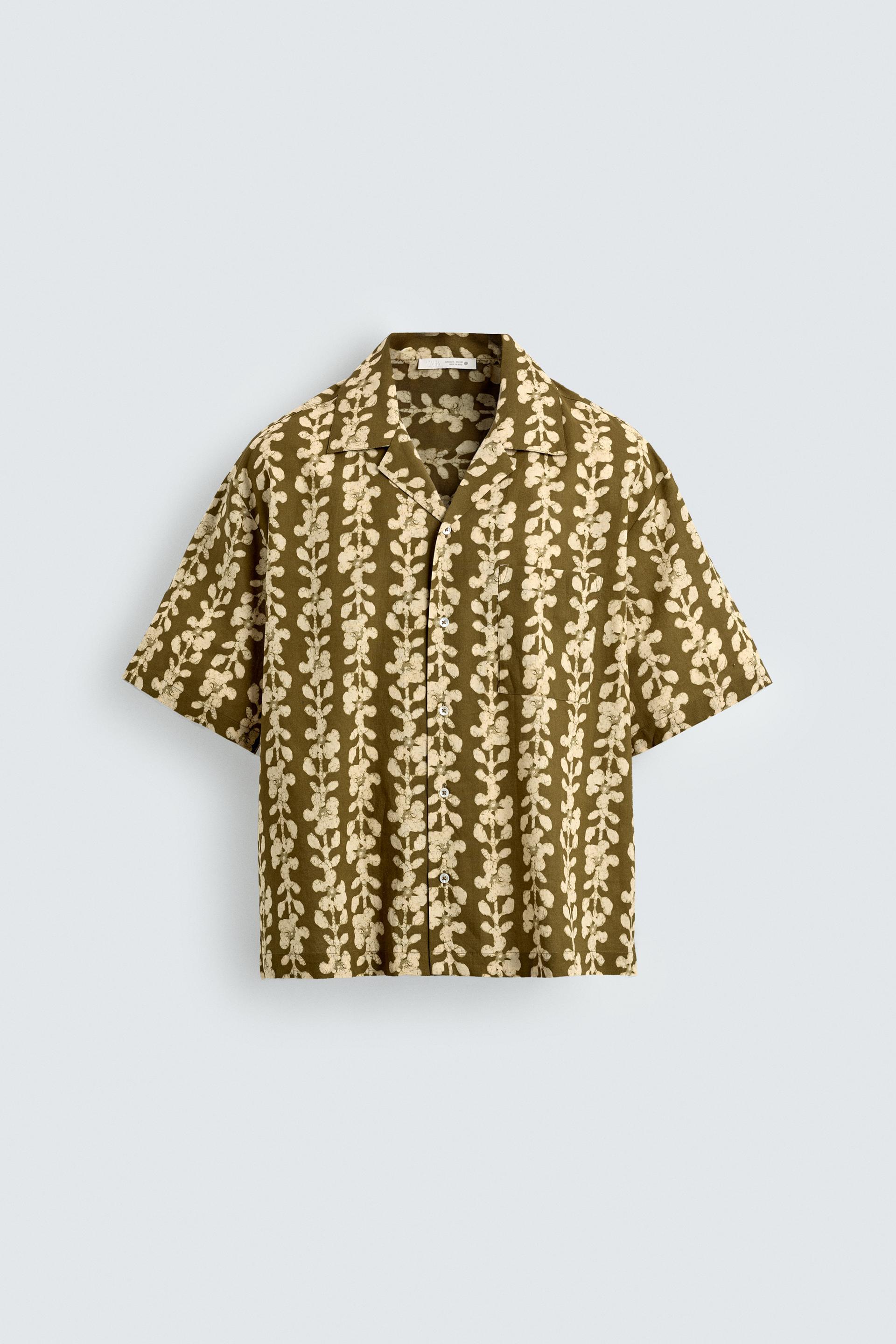 GEOMETRIC PRINT SHIRT by ZARA