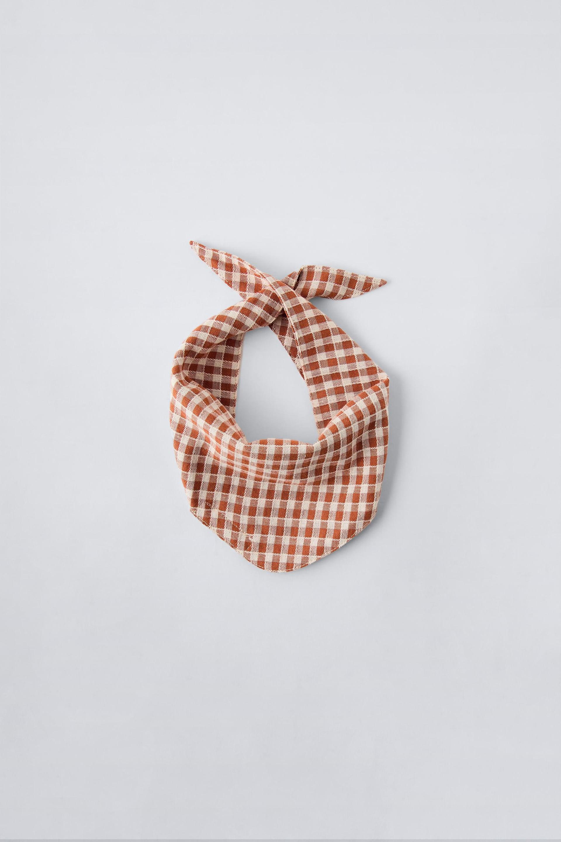 GINGHAM BANDANA by ZARA