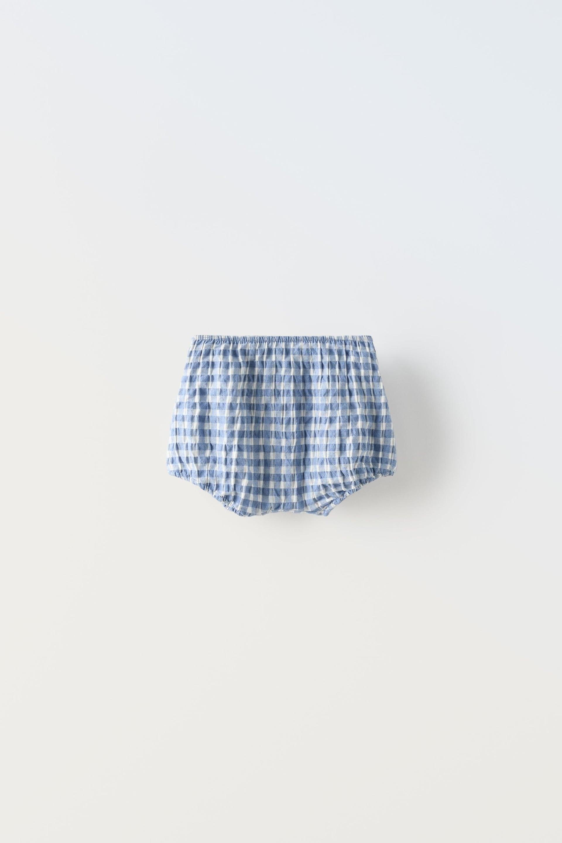 GINGHAM BLOOMER by ZARA