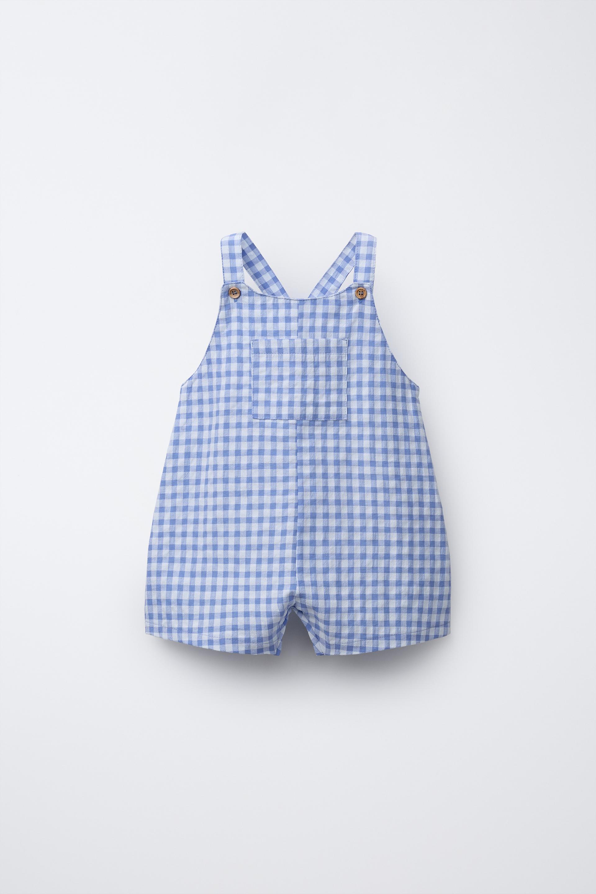 GINGHAM CHECK OVERALLS by ZARA