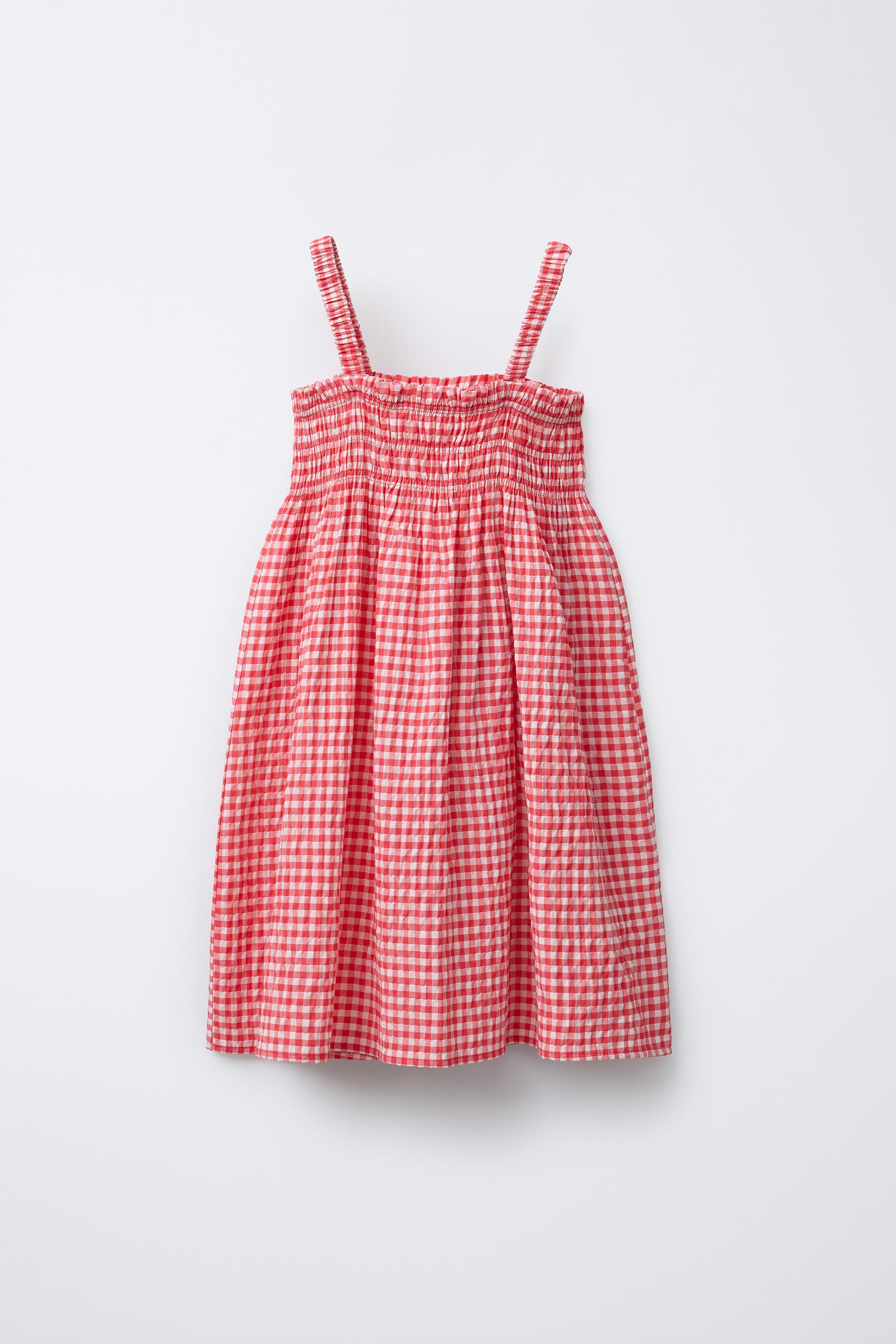 GINGHAM DRESS by ZARA