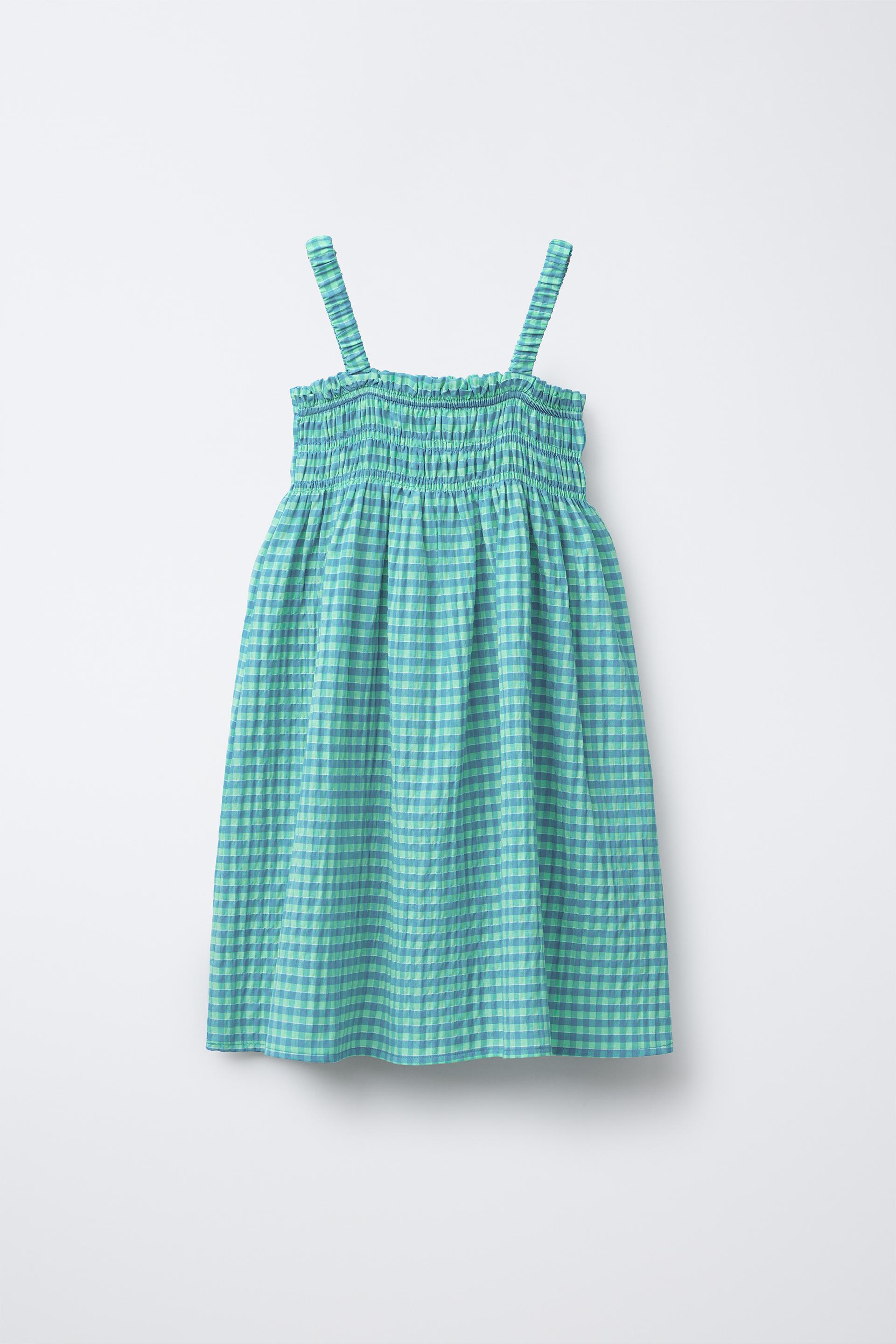 GINGHAM DRESS by ZARA