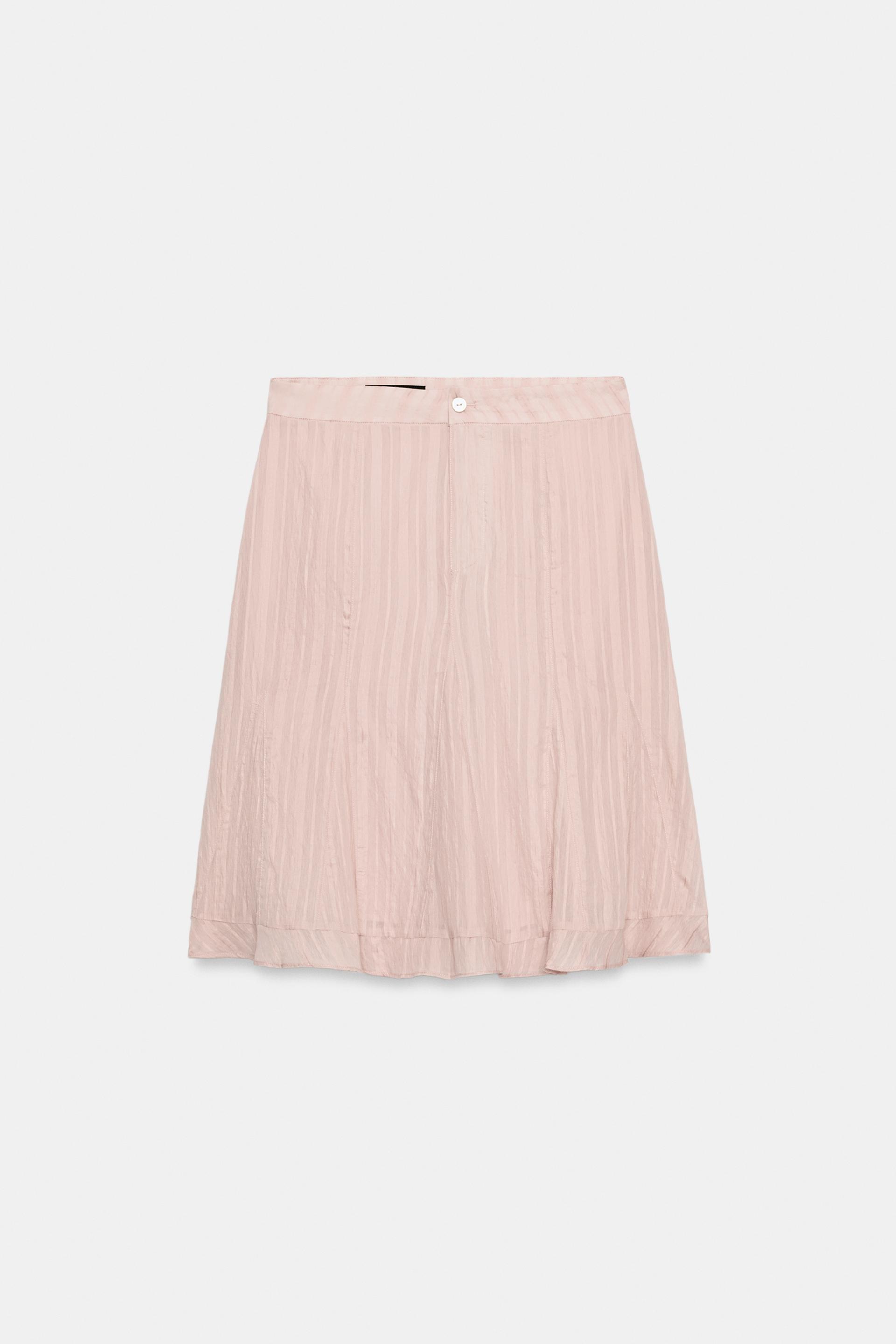 GODET MIDI SKIRT by ZARA