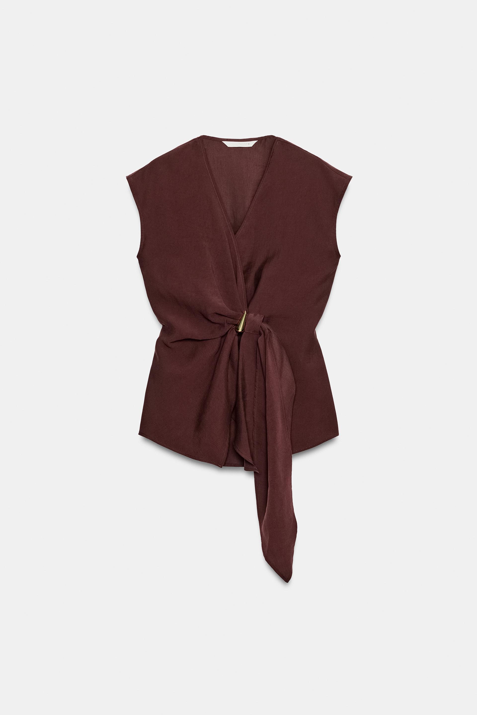 GOLD APPLIQUÉ TOP by ZARA