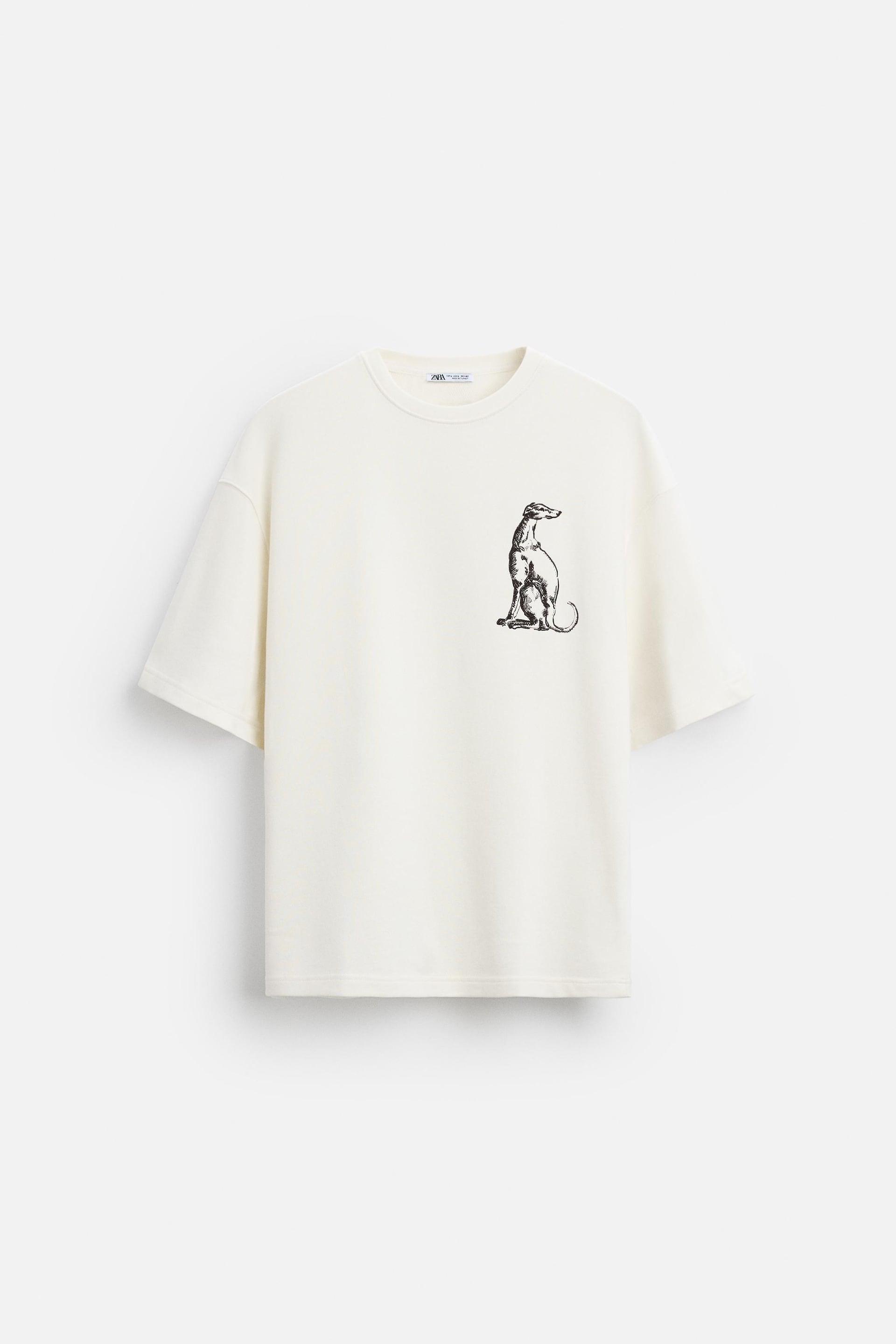 GREYHOUND EMBROIDERY SWEAT-SHIRT by ZARA