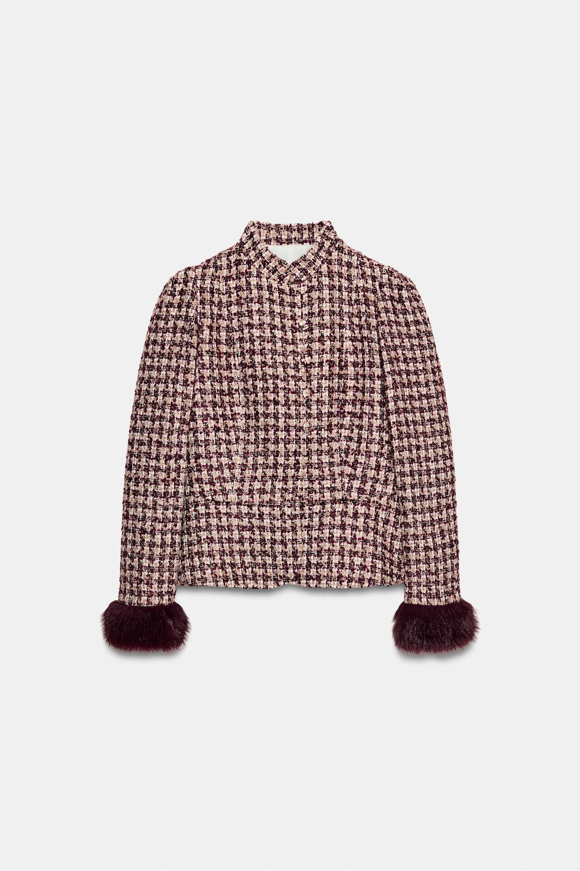 HAIRY CUFF STRUCTURE BLAZER by ZARA