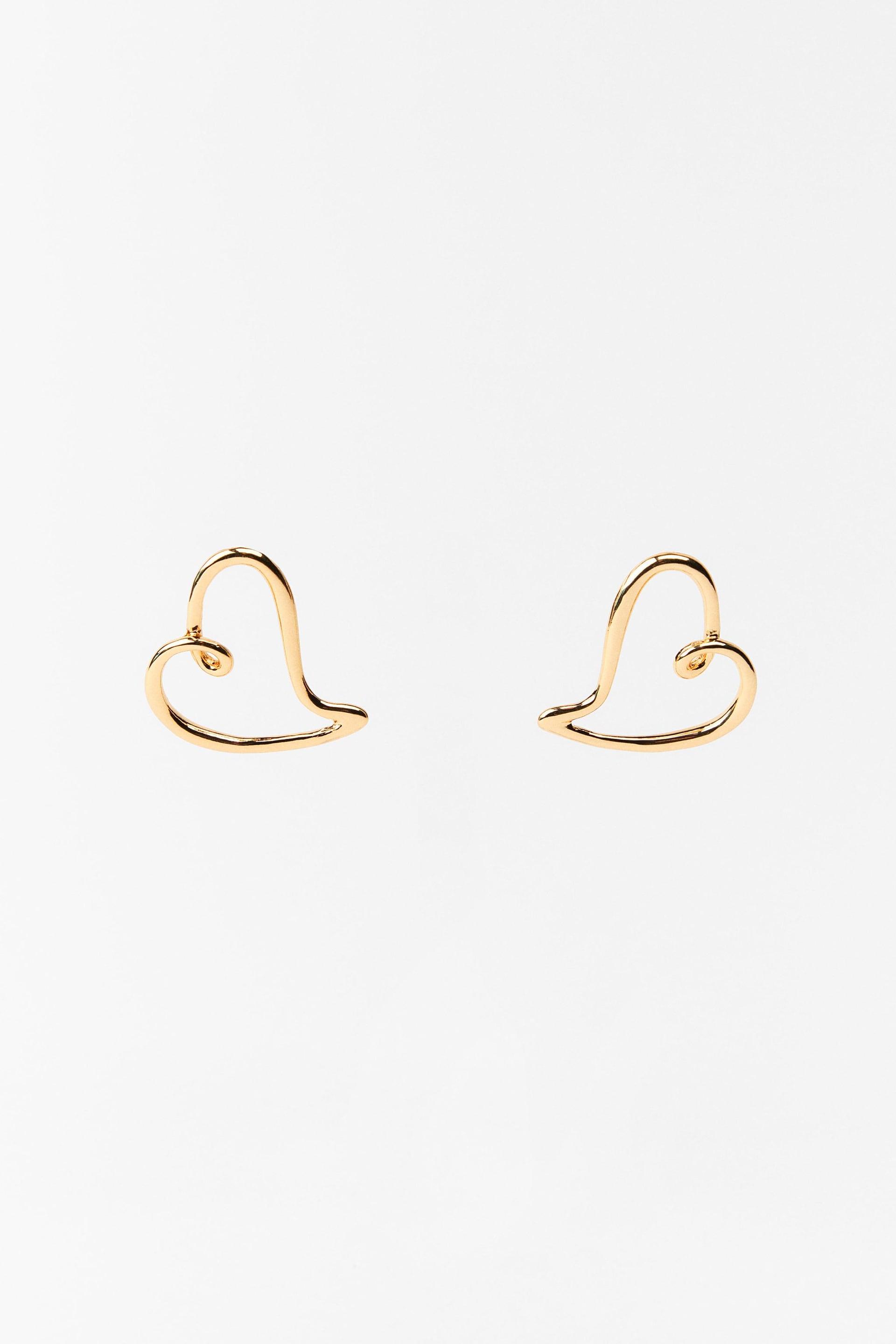 HEART EARRINGS by ZARA