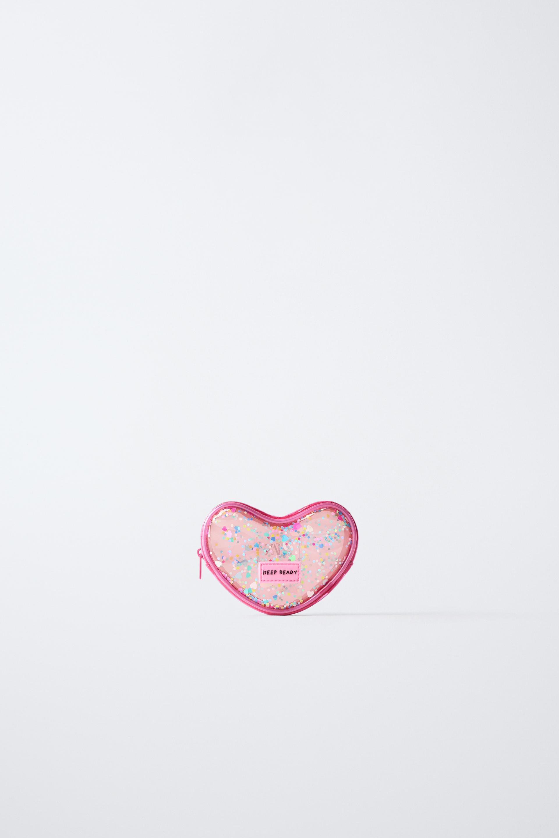 HEART VINYL WALLET by ZARA