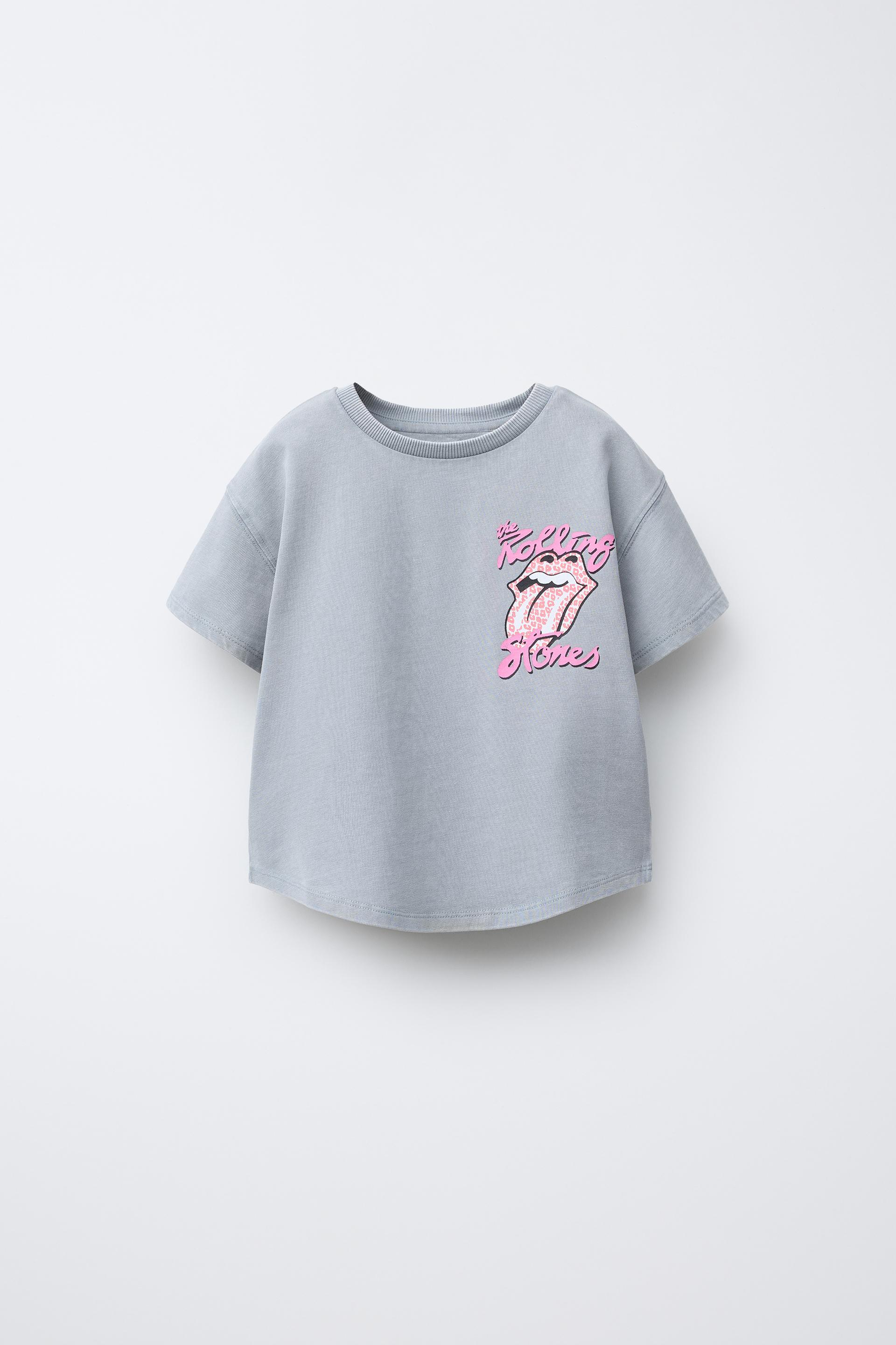 HEAVY WASHED EFFECT ROLLING STONES © T-SHIRT by ZARA