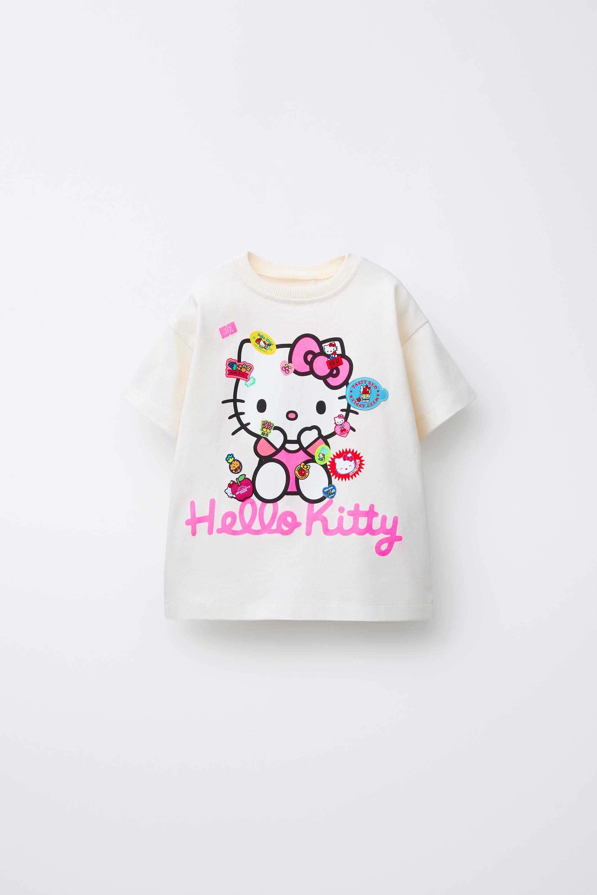 HELLO KITTY © SANRIO PATCH T-SHIRT by ZARA