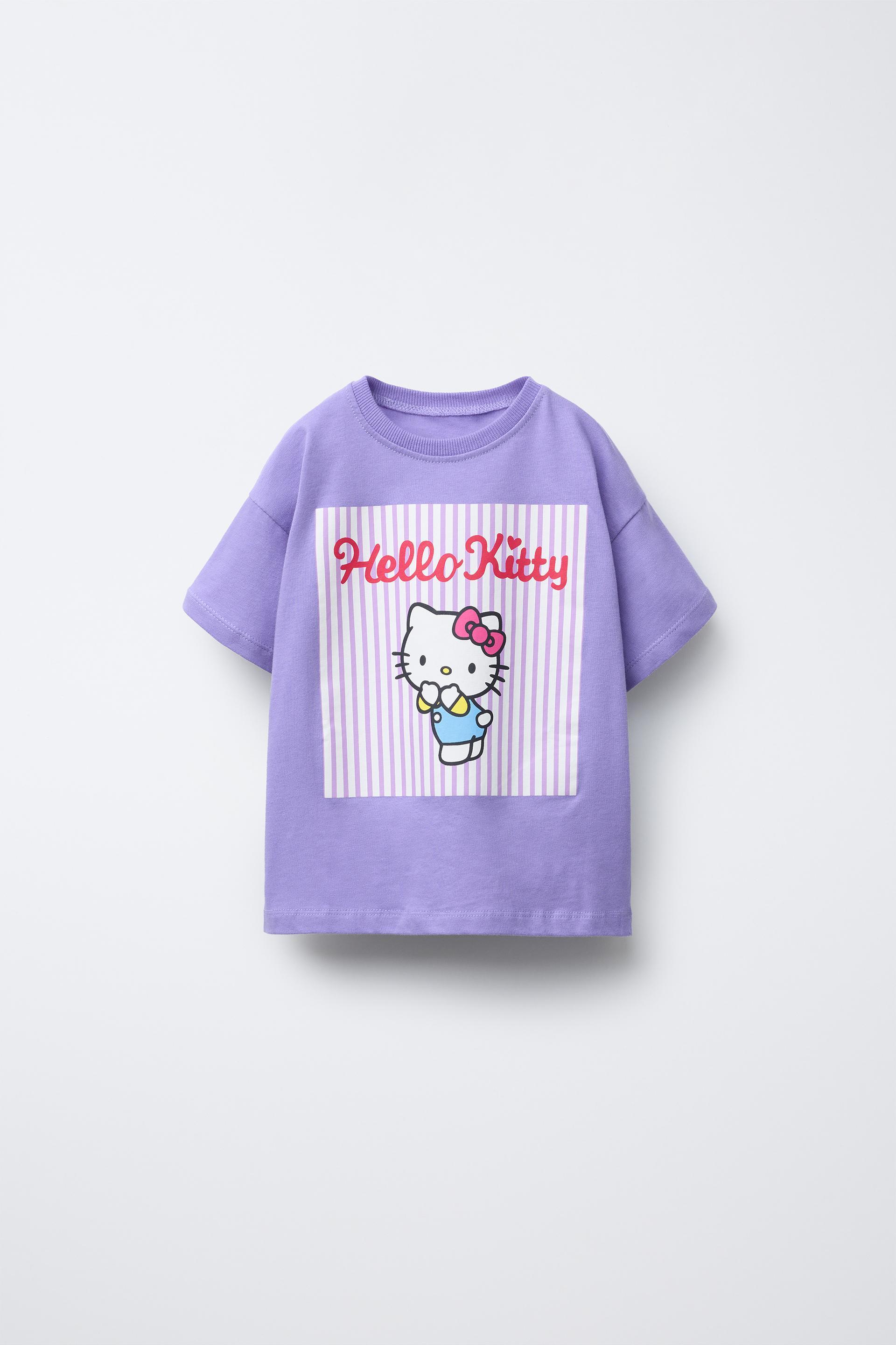HELLO KITTY © STRIPED T-SHIRT by ZARA