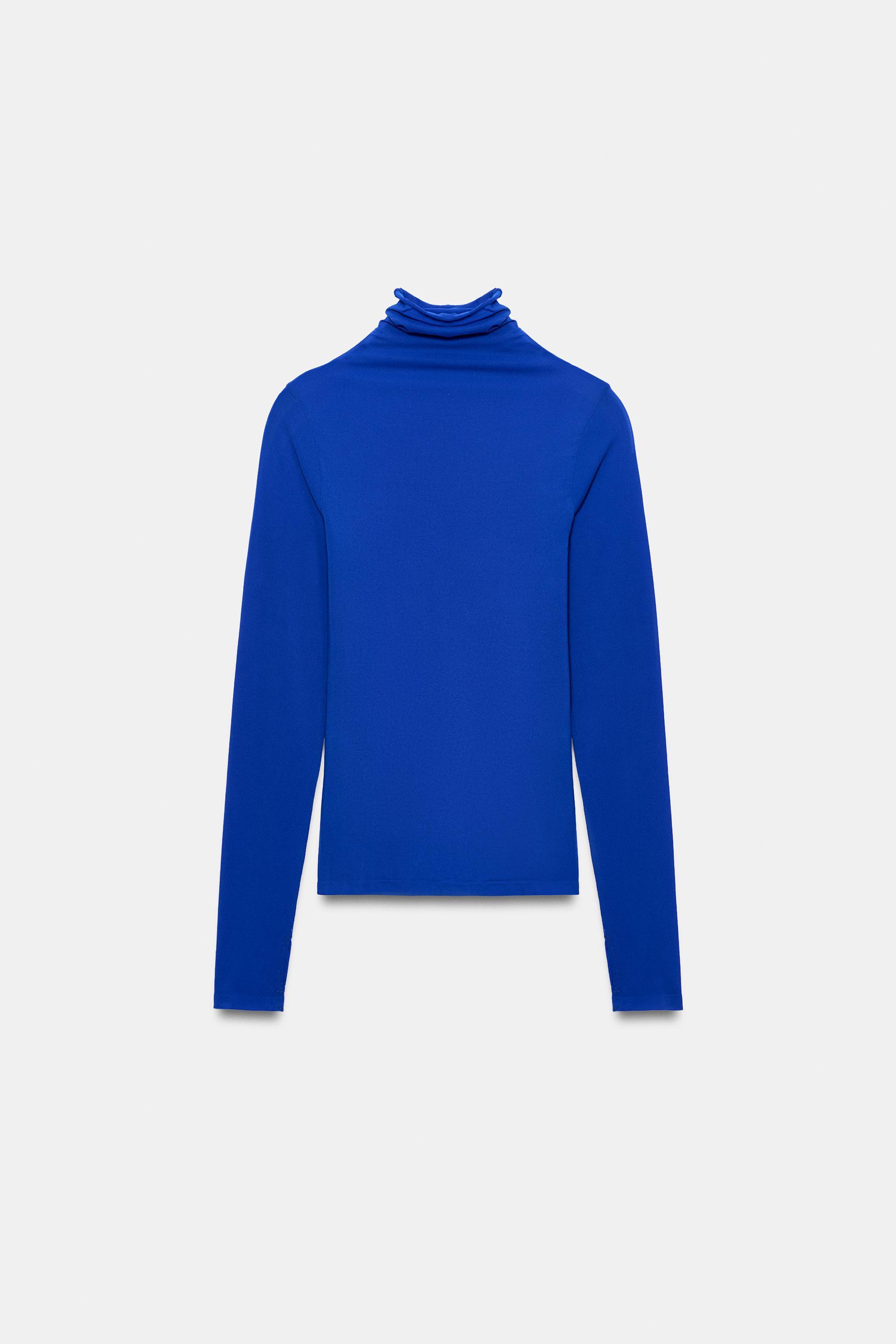 HIGH NECK T-SHIRT by ZARA
