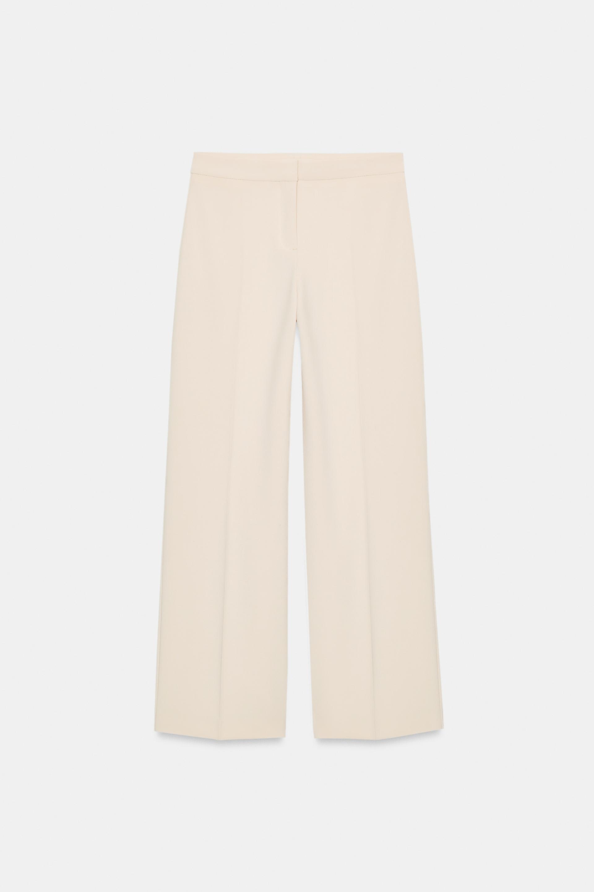 HIGH-WAISTED STRAIGHT LEG PANTS by ZARA