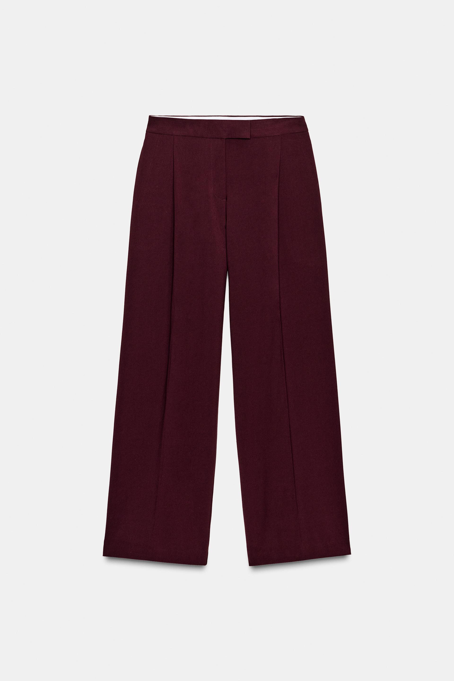 HIGH-WAISTED WIDE LEG PANTS by ZARA