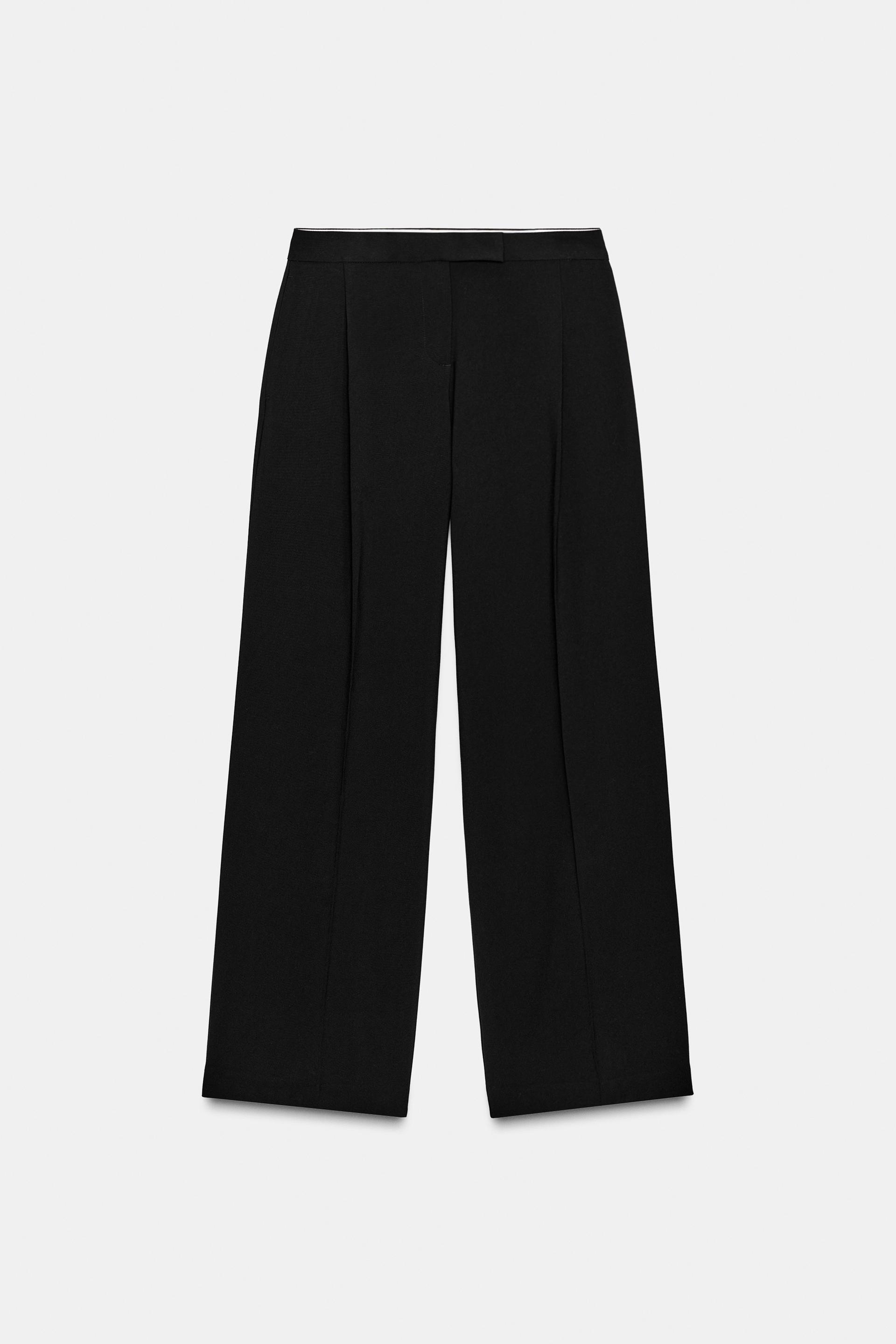 HIGH-WAISTED WIDE LEG PANTS by ZARA