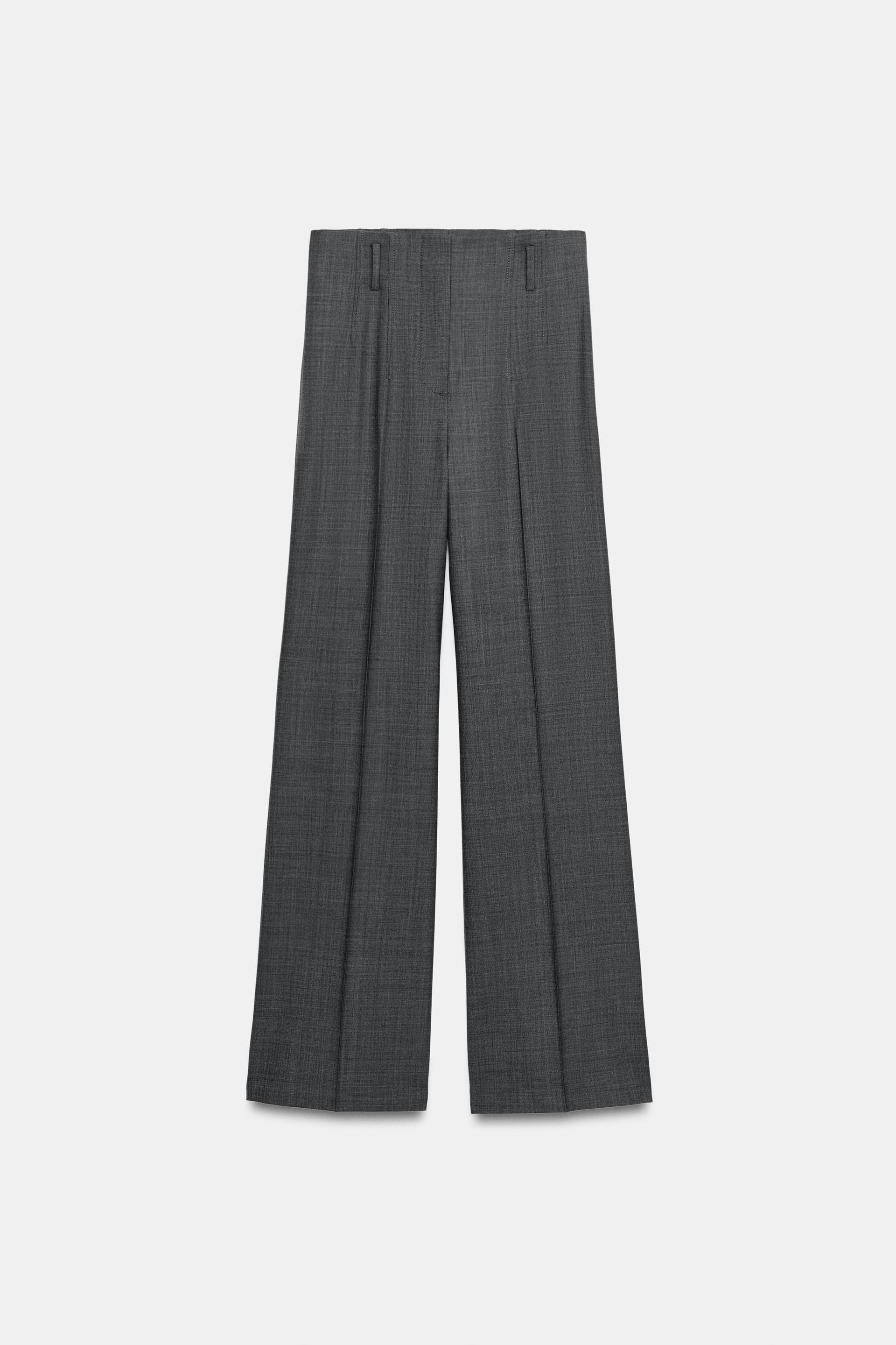 HIGH-WAISTED WOOL PANTS ZW COLLECTION by ZARA