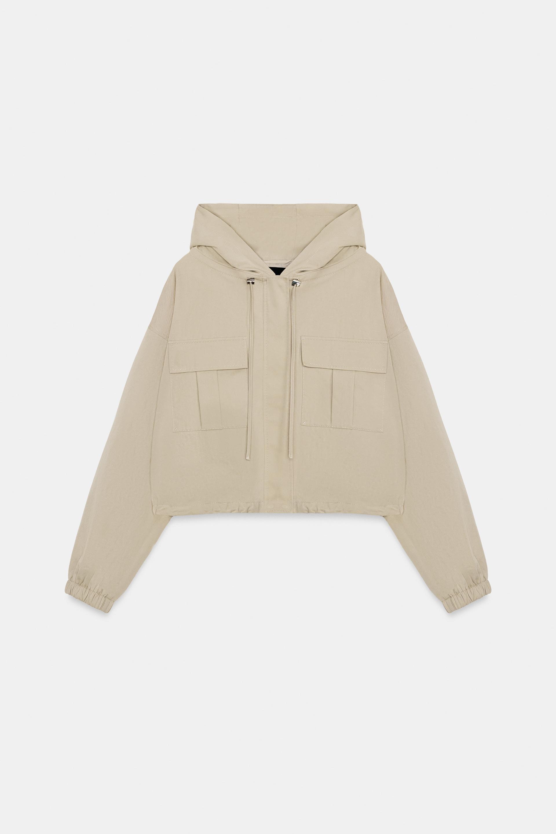 HOODED BALLOON JACKET by ZARA