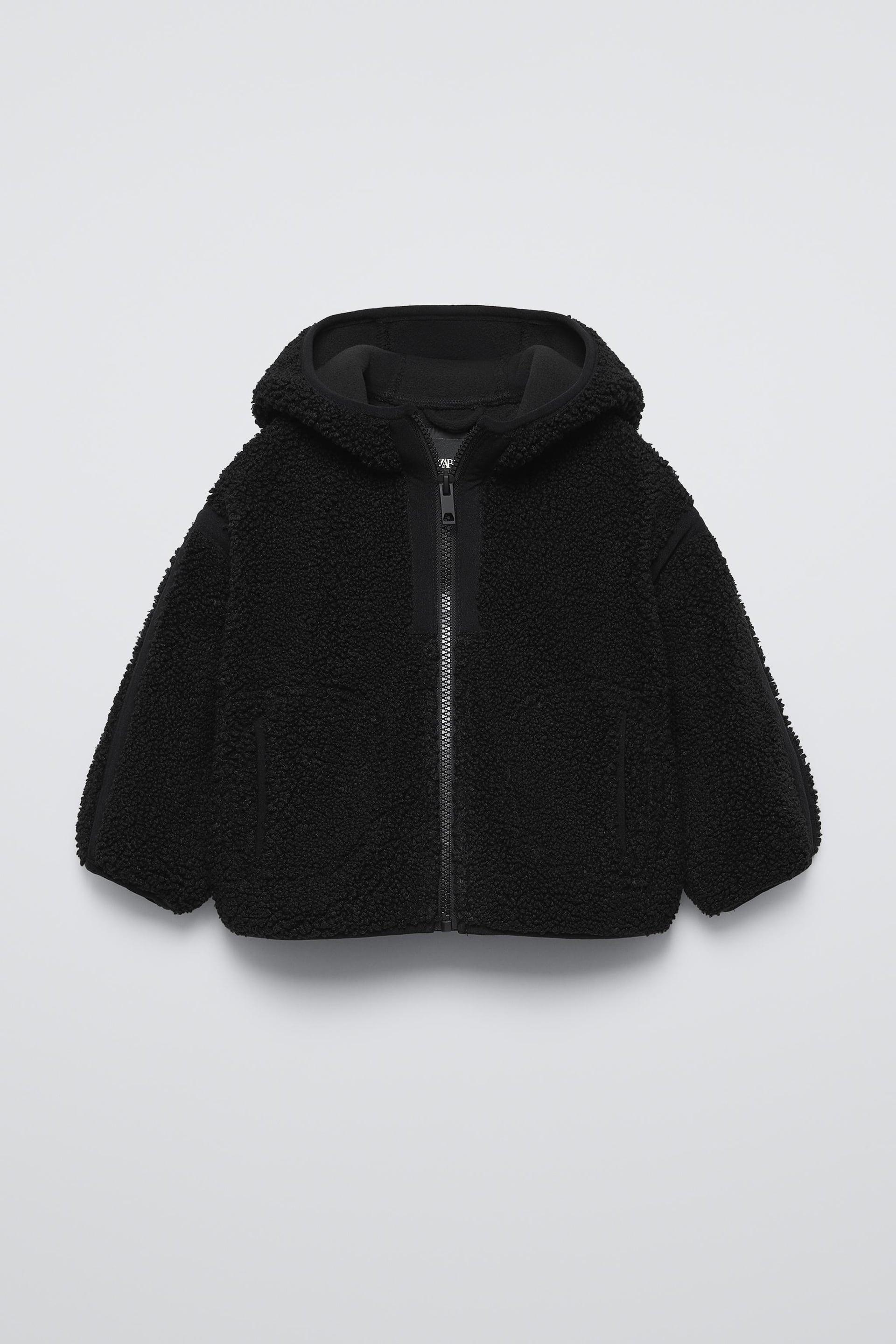 HOODED FLEECE JACKET by ZARA