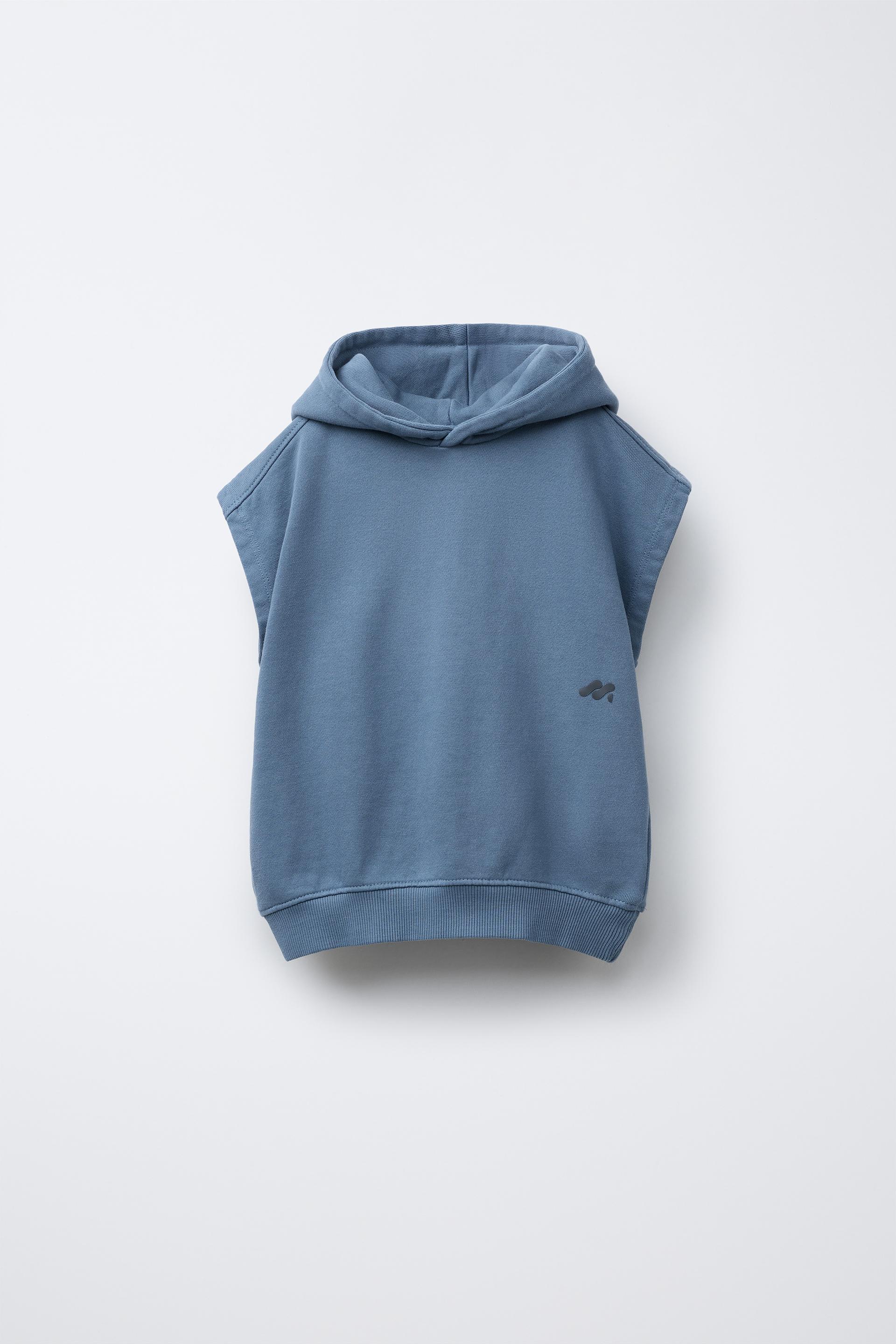 HOODED LOGO VEST by ZARA