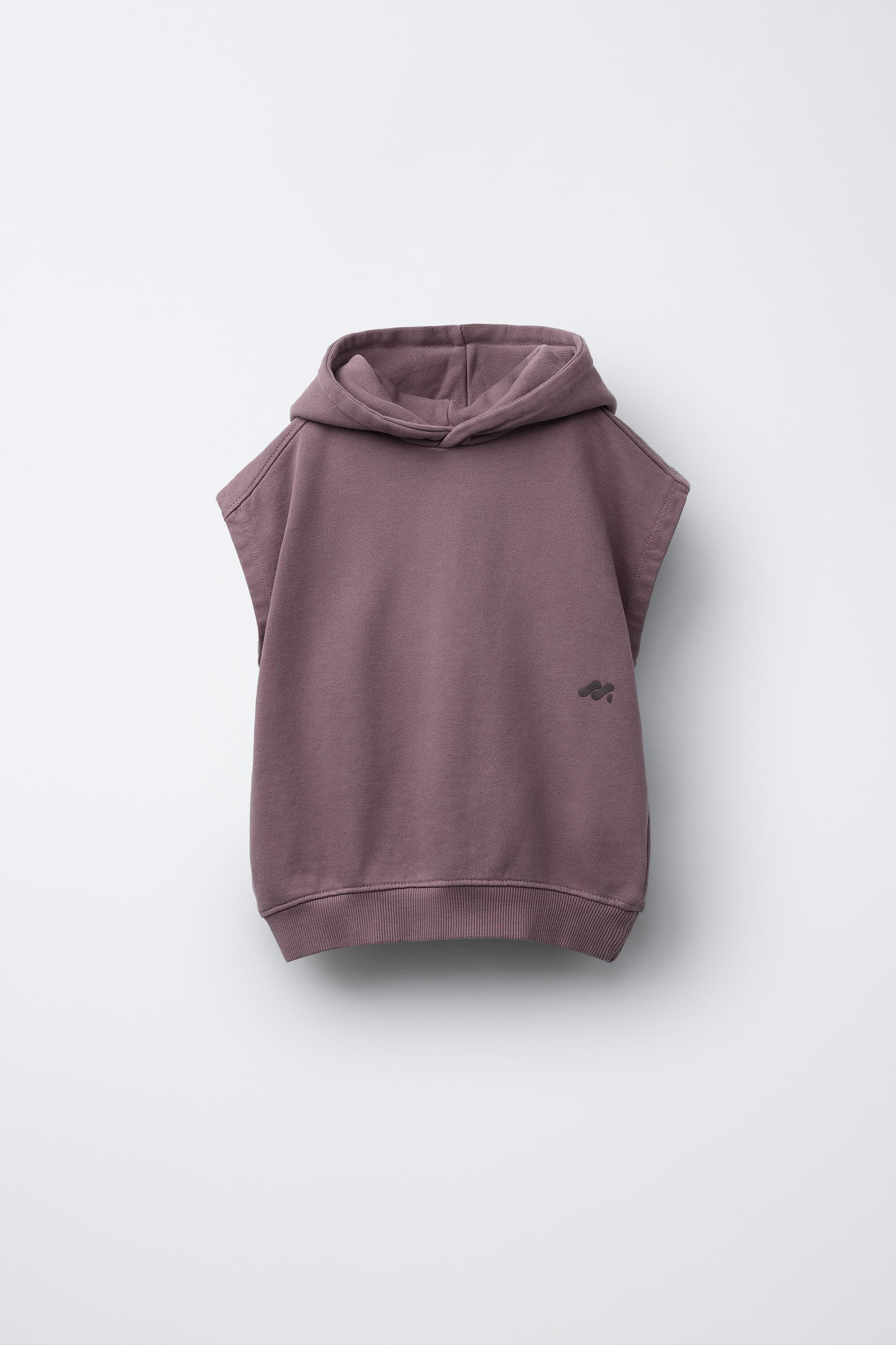 HOODED LOGO VEST by ZARA