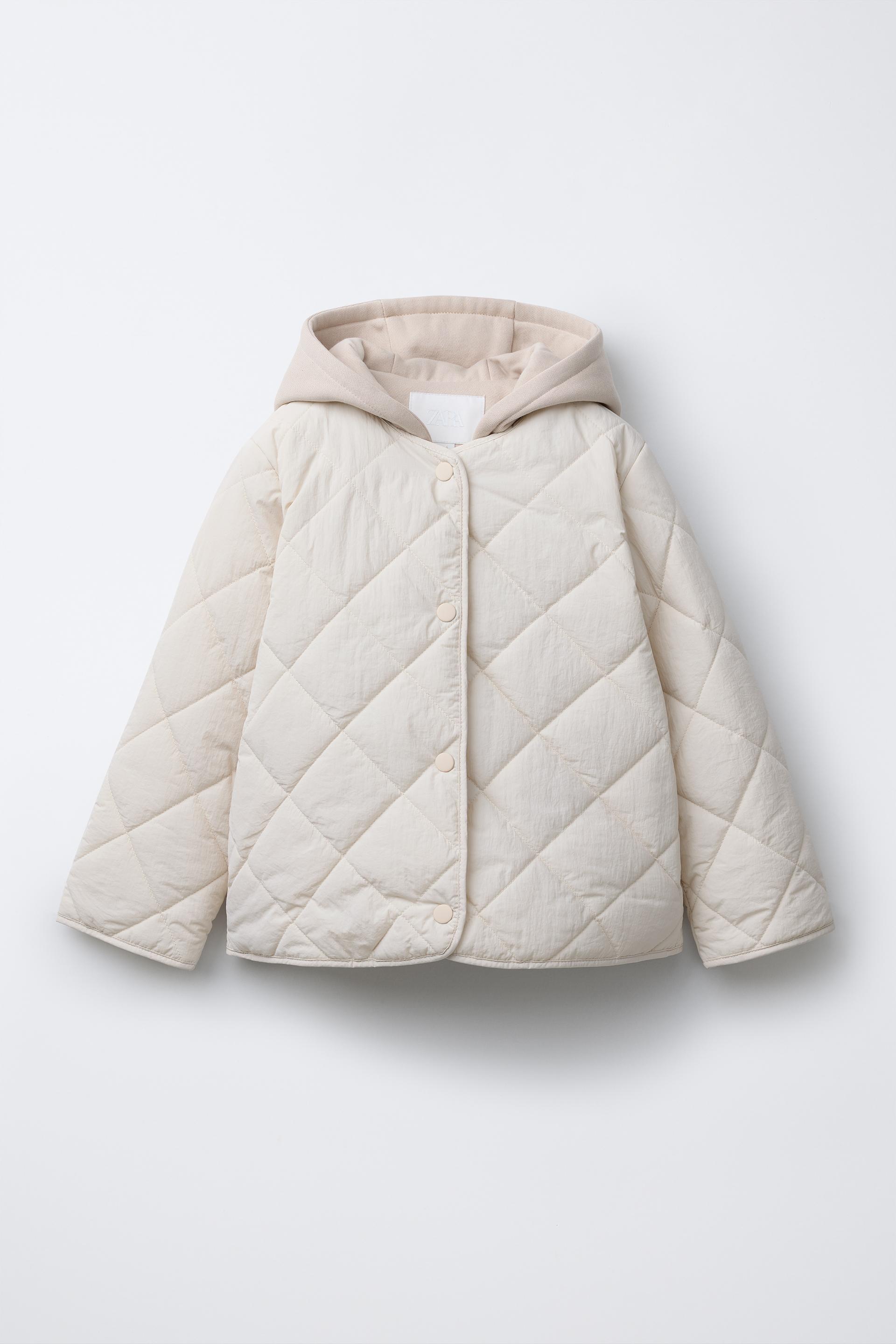 HOODED QUILTED JACKET by ZARA