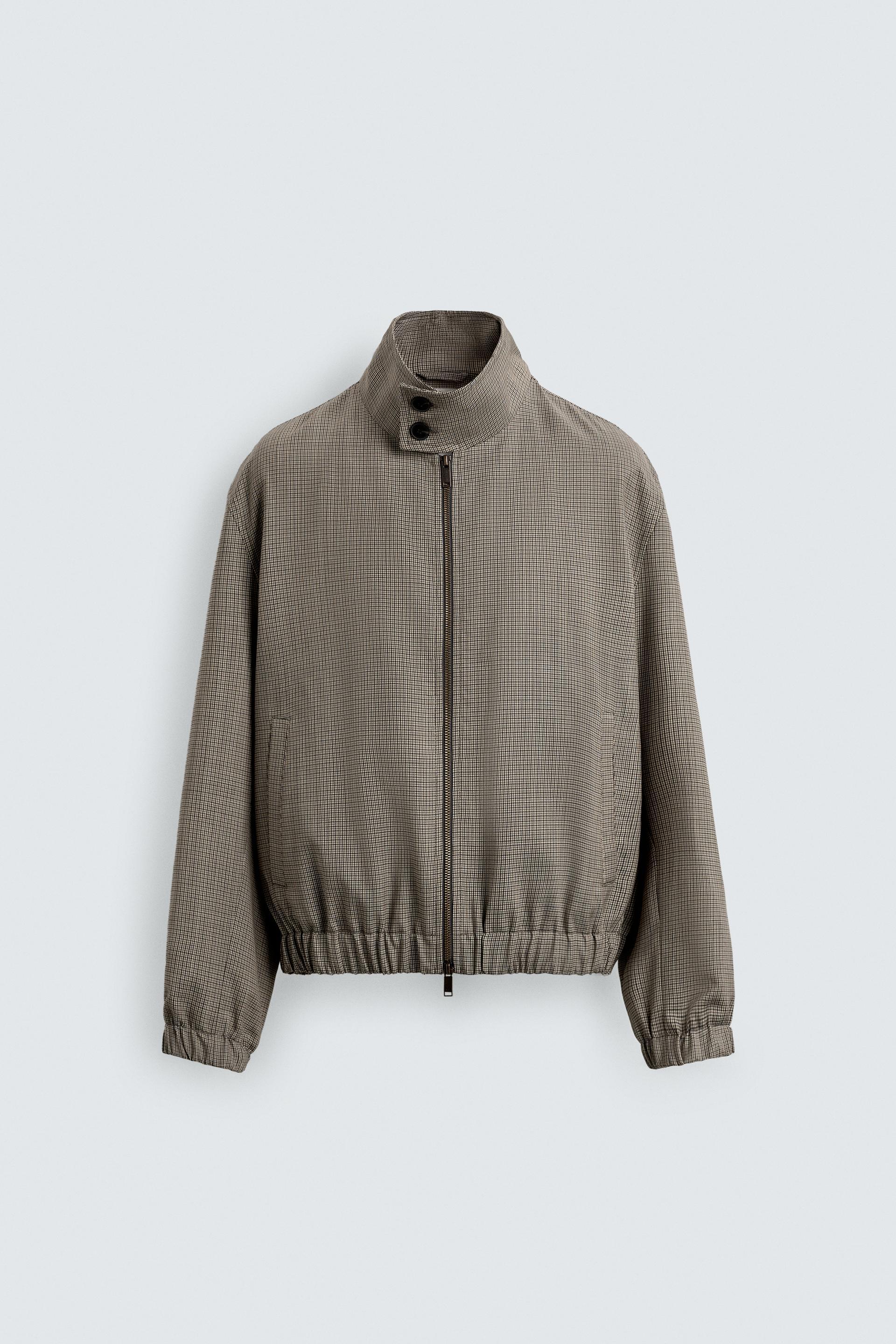 HOUNDSTOOTH RELAXED FIT JACKET by ZARA
