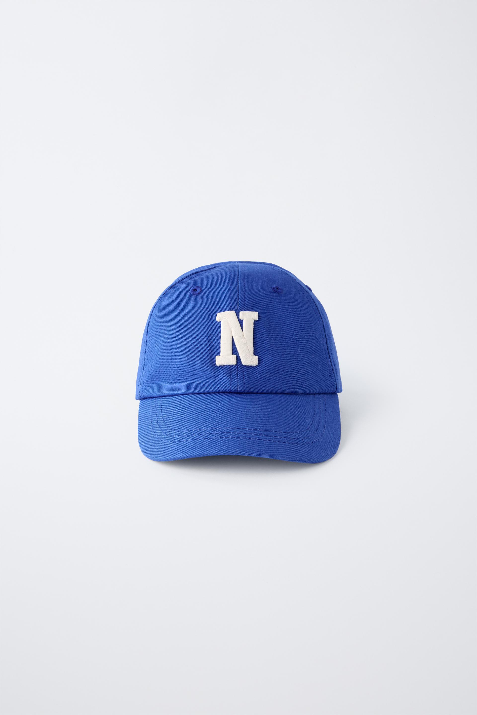 INITIAL EMBROIDERED CAP by ZARA