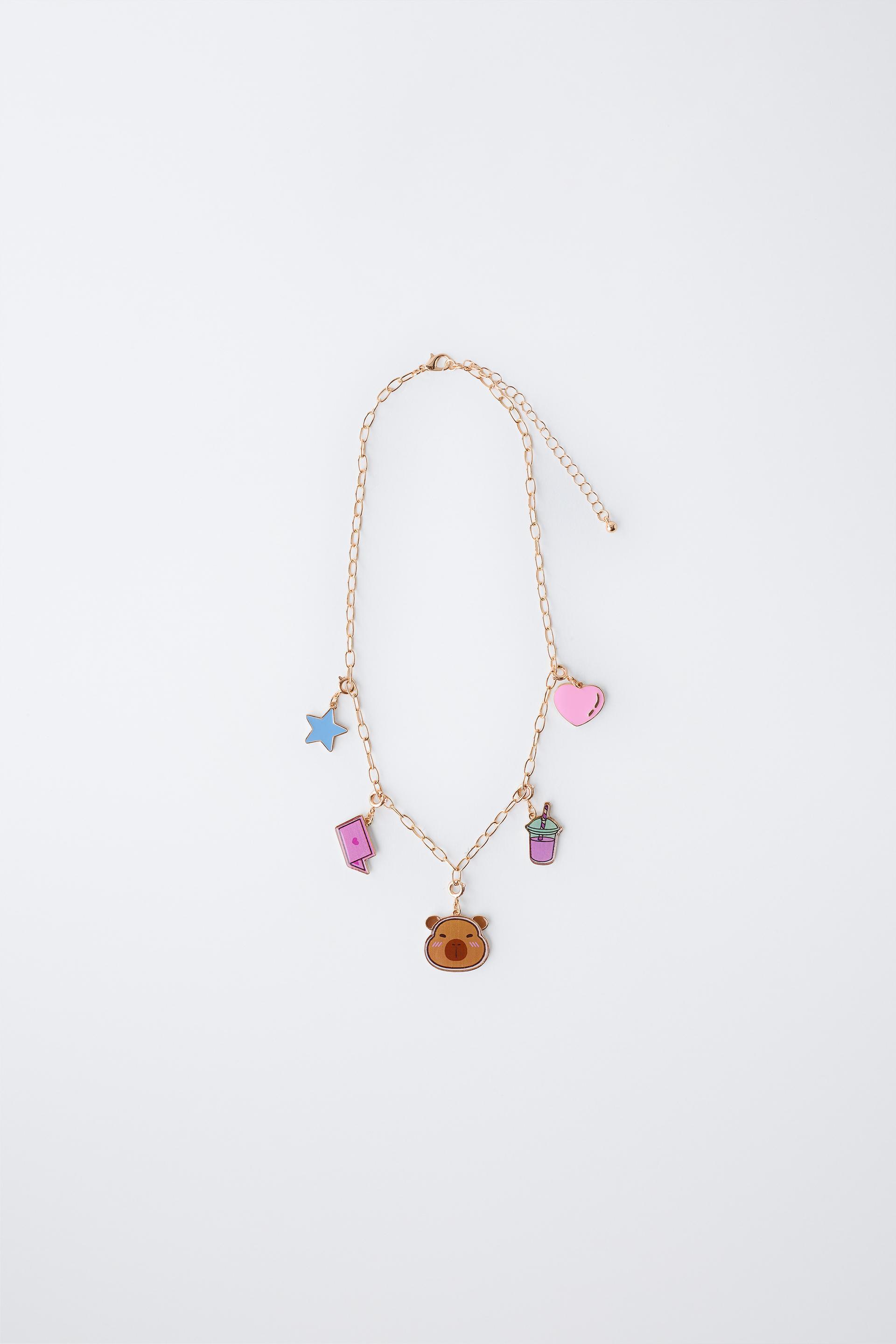 INTERCHANGEABLE MULTICHARM NECKLACE by ZARA