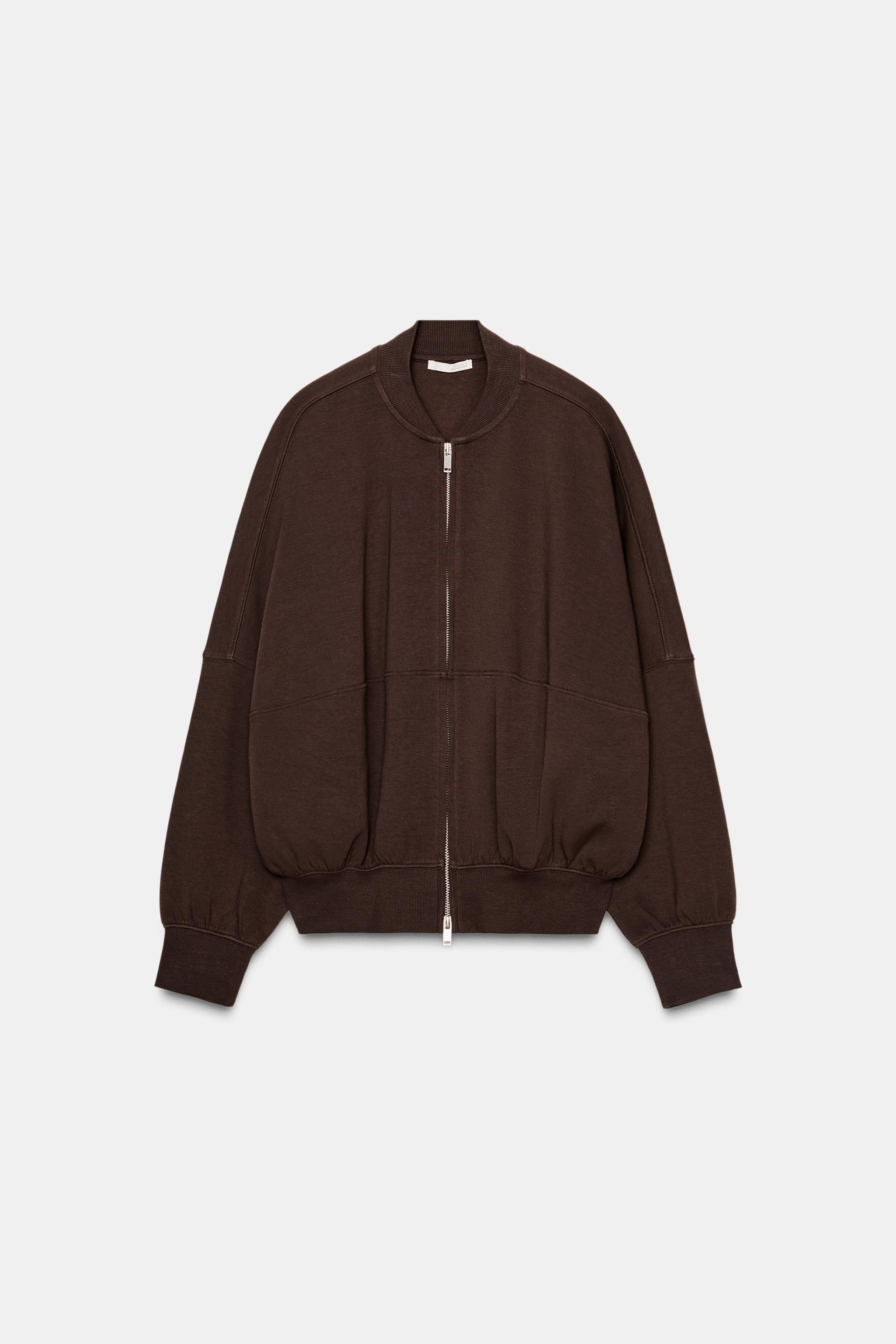INTERLOCK BOMBER JACKET by ZARA