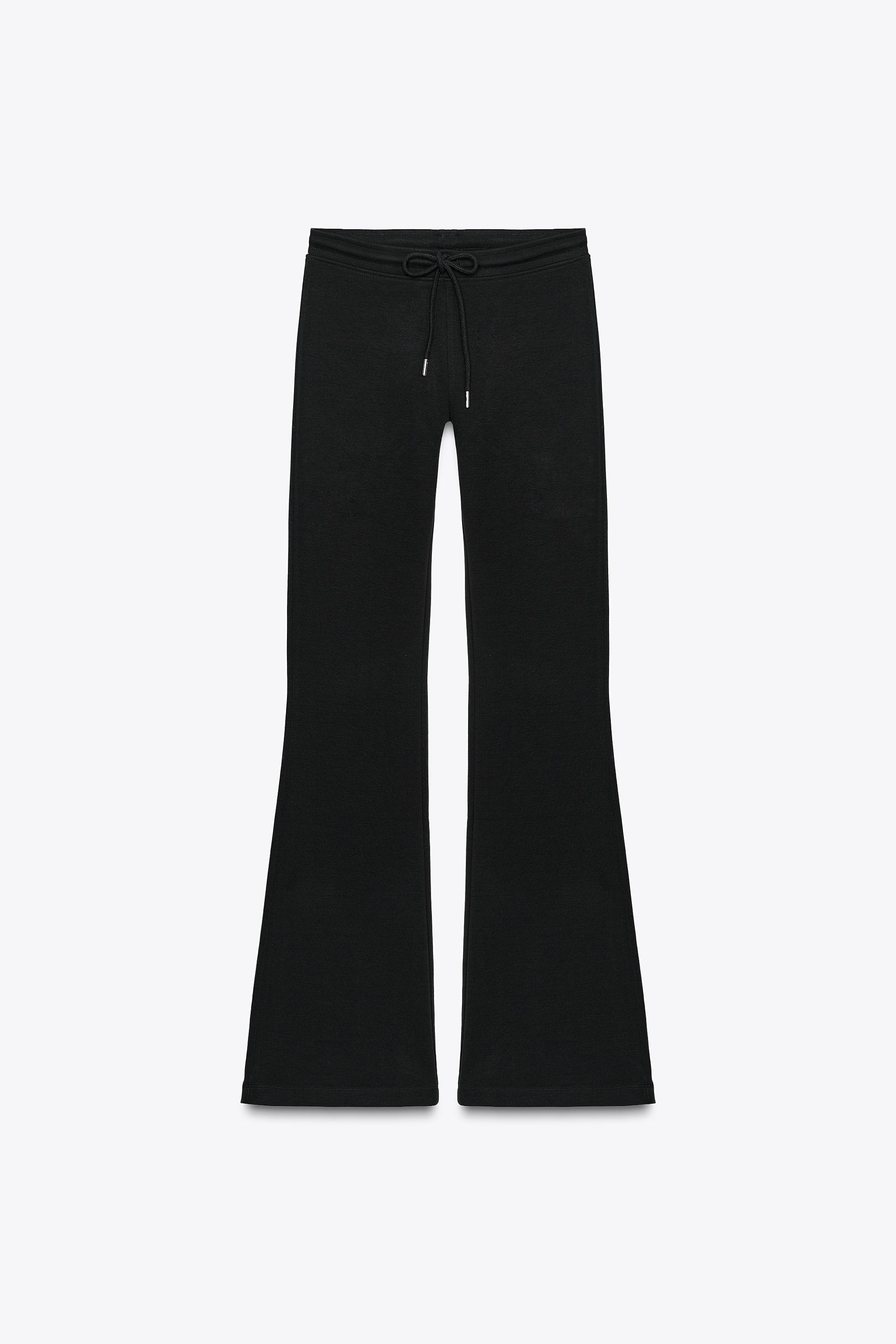 INTERLOCK FLARE PANTS by ZARA