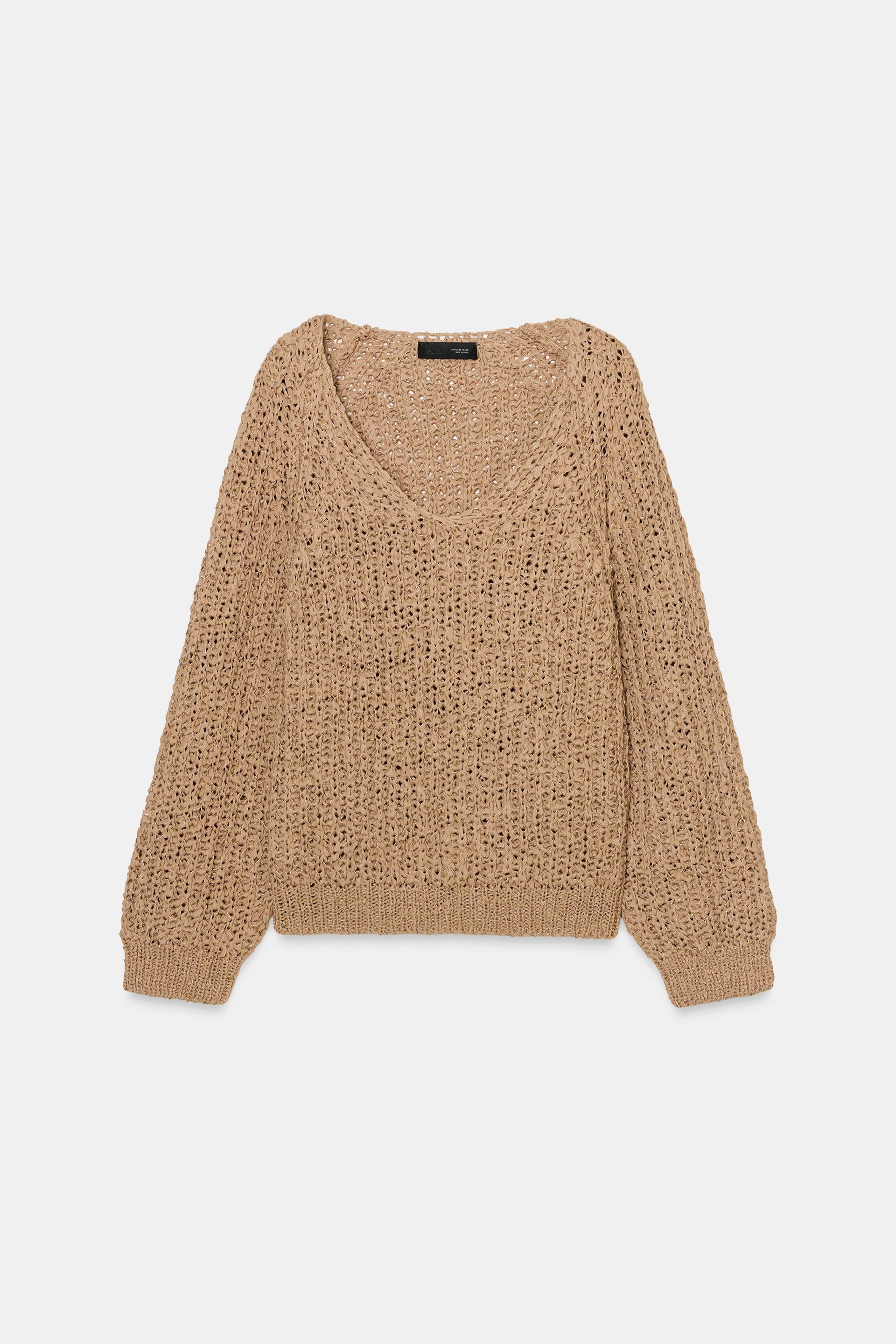 INTERTWINED RIBBON KNIT JUMPER by ZARA