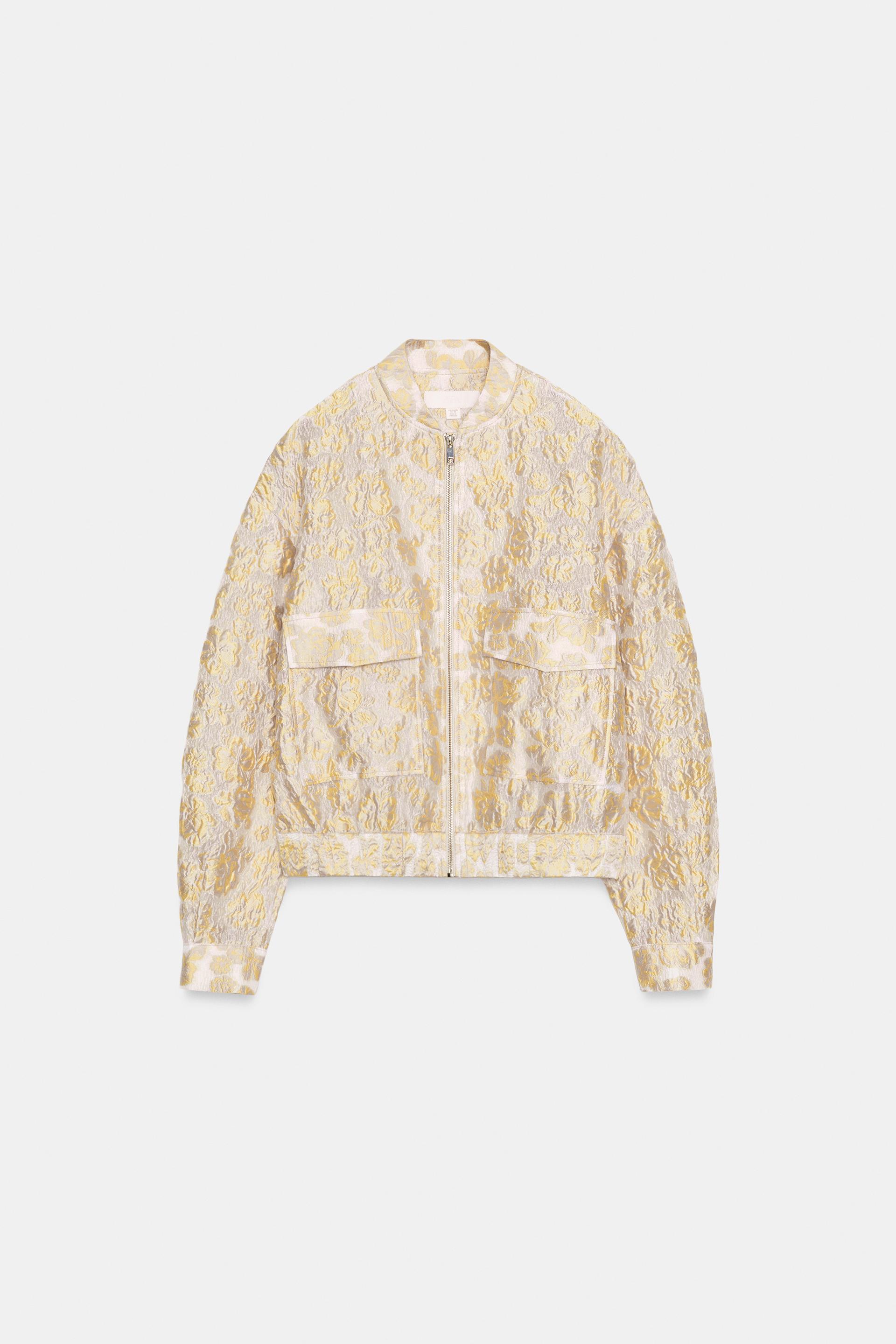 JACQUARD BOMBER JACKET by ZARA